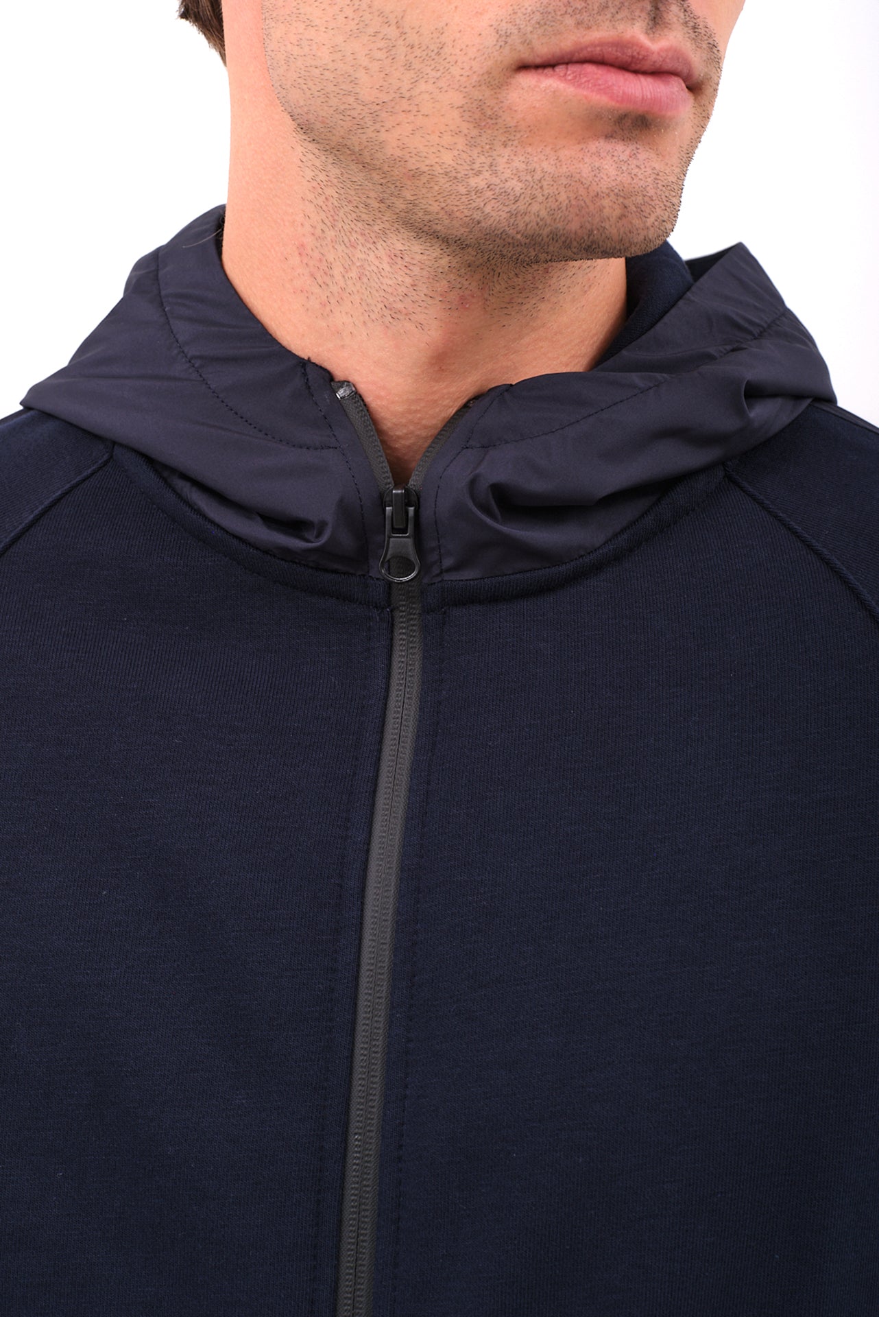 ΑΝΔΡΙΚΟ SWEAT SHIRT ΜΕ ΚΟΥΚΟΥΛΑ PORTOBELLO'S ΣΤΟ ΜΠΛΕ ΧΡΩΜΑ