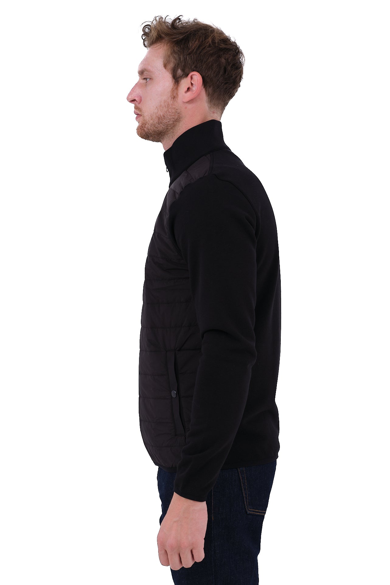 ΑΝΔΡΙΚΗ ΖΑΚΕΤΑ TRACKSUIT PORTOBELLO'S ΣΕ ΜΑΥΡΟ ΧΡΩΜΑ