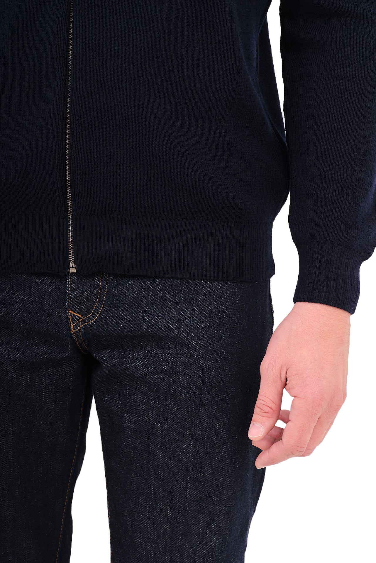 ΑΝΔΡΙΚΗ ΖΑΚΕΤΑ ΣΕ ΜΠΕΖ ΛΕΥΚΟ ΚΑΙ ΜΠΛΕ ΧΡΩΜΑ PORTOBELLO'S ΜΕ ΚΟΥΚΟΥΛΑ