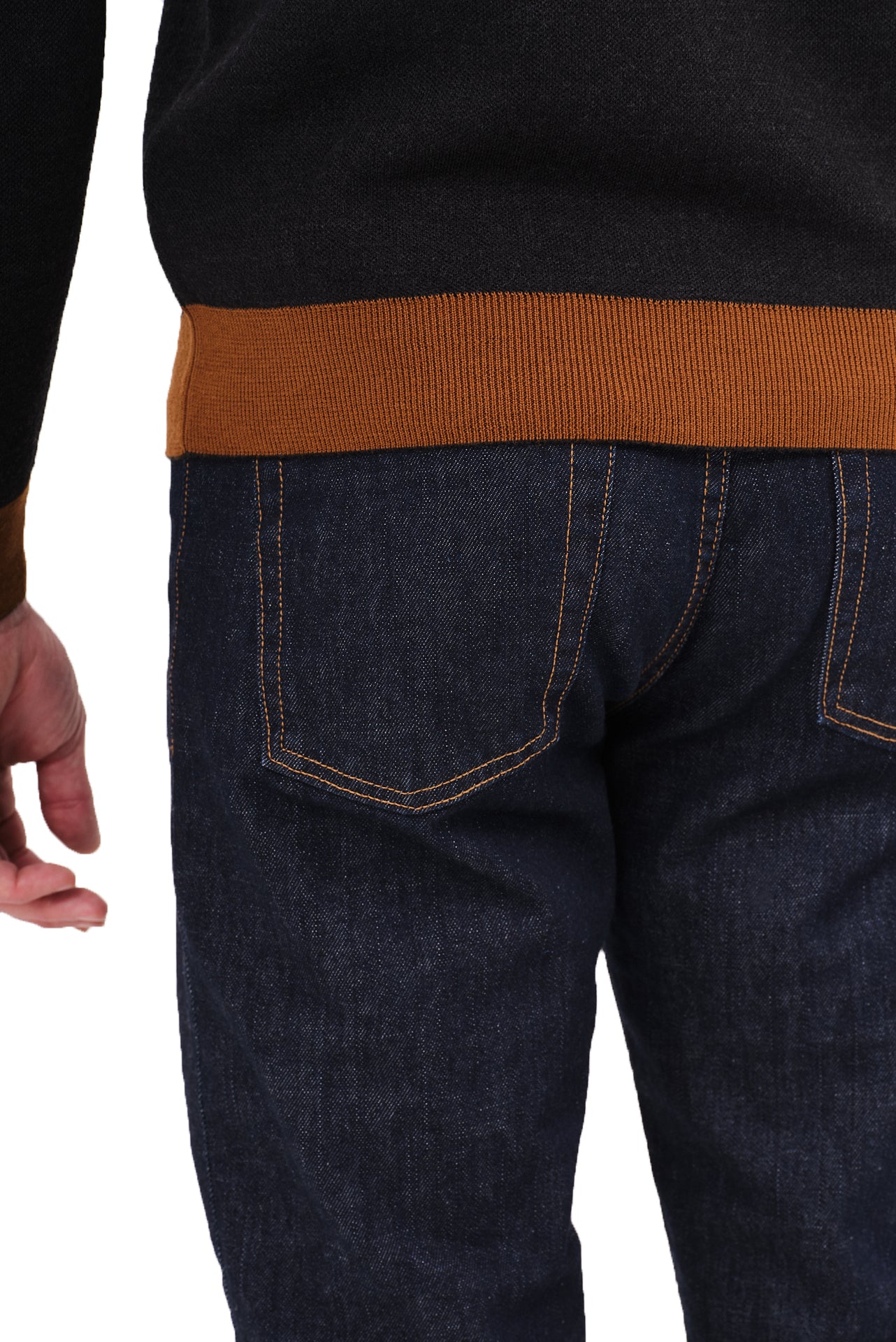 ΑΝΔΡΙΚΗ ΖΑΚΕΤΑ CARDIGAN PORTOBELLO'S ΣΤΟ ΧΡΩΜΑ ΤΟΥ ΓΡΑΦΙΤΗ ΚΑΙ ΚΑΦΕ ΛΕΠΤΟΜΕΡΕΙΕΣ