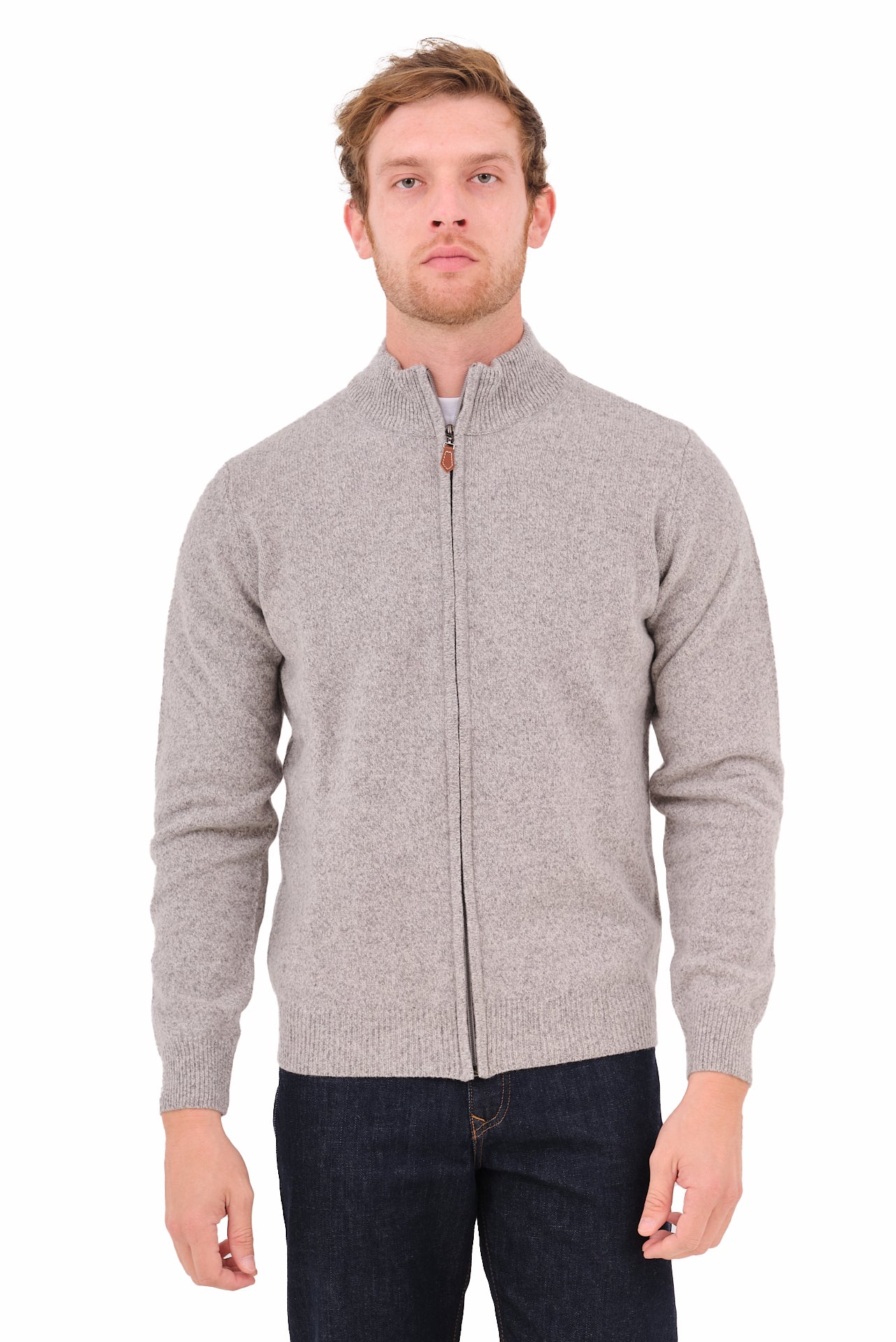 ΑΝΔΡΙΚΗ ΓΚΡΙ ΜΟΝΟΧΡΩΜΗ ΖΑΚΕΤΑ PORTOBELLO'S ΜΕ ΨΗΛΟ ΛΑΙΜΟ