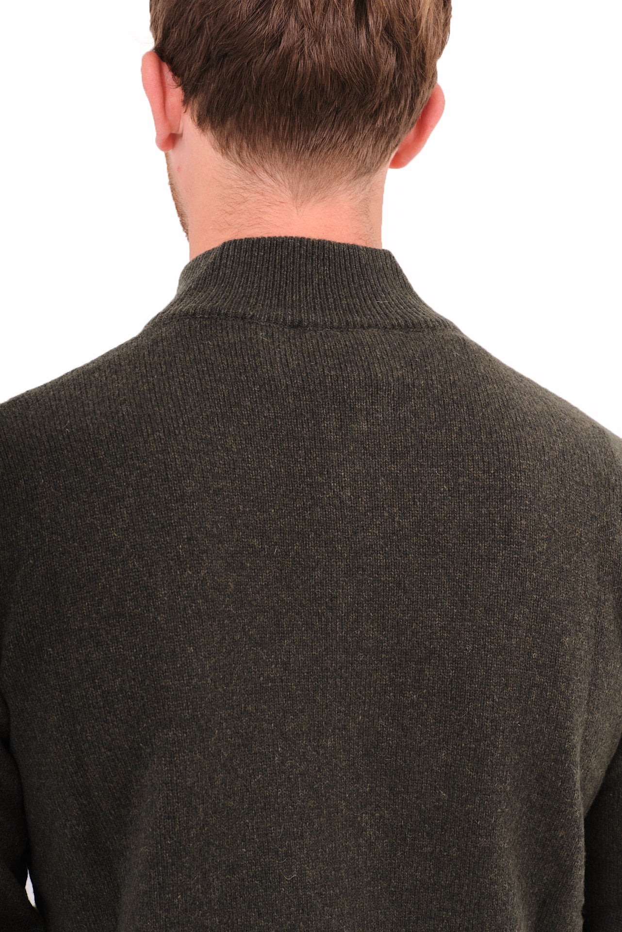 ΑΝΔΡΙΚΗ ΠΡΑΣΙΝΗ ΜΟΝΟΧΡΩΜΗ ΖΑΚΕΤΑ PORTOBELLO'S ΜΕ ΨΗΛΟ ΛΑΙΜΟ