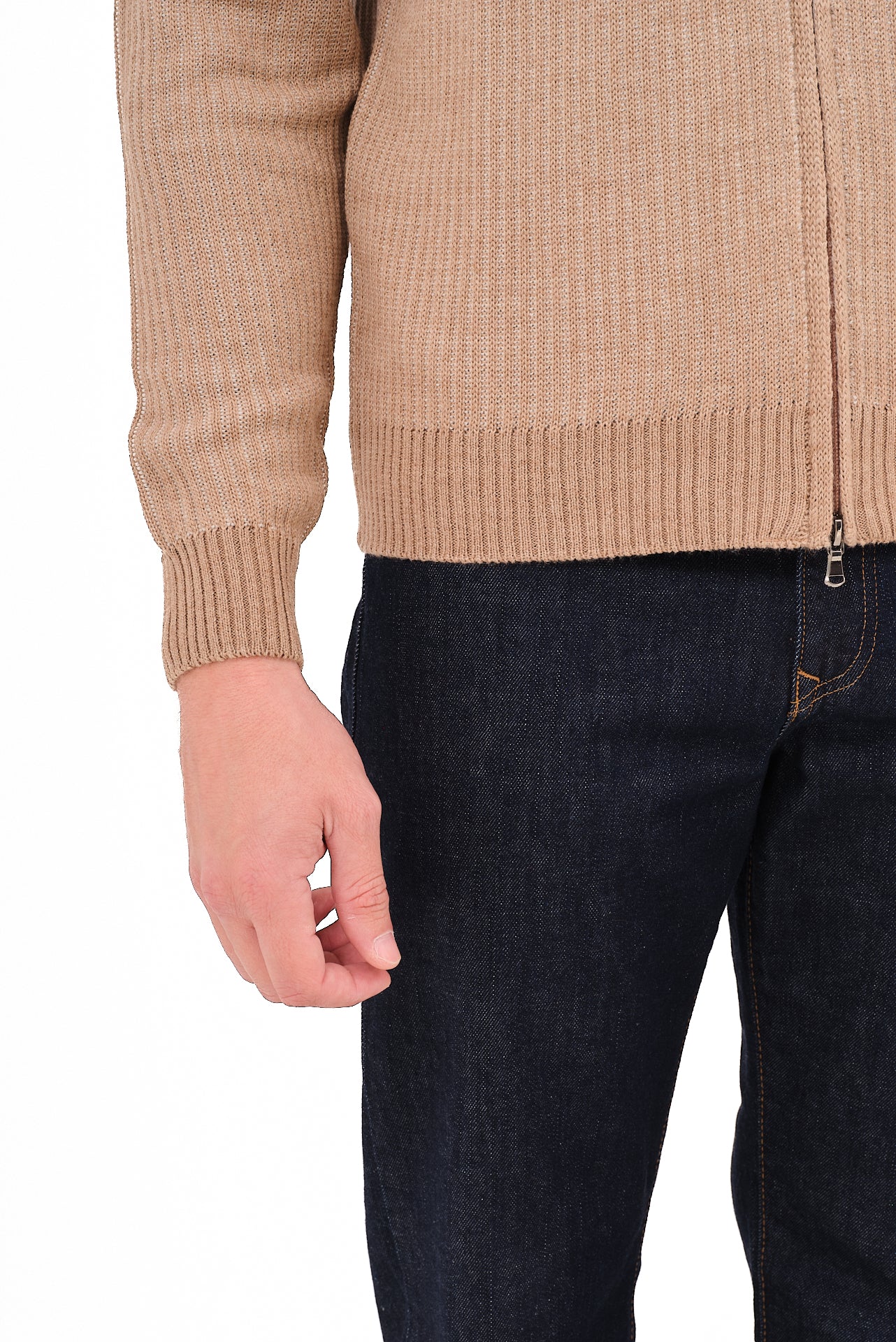 ΑΝΔΡΙΚΗ ΖΑΚΕΤΑ CARDIGAN PORTOBELLO'S ΣΕ ΜΠΕΖ ΣΚΟΥΡΟ ΧΡΩΜΑ ΜΕ ΨΗΛΟ ΛΑΙΜΟ