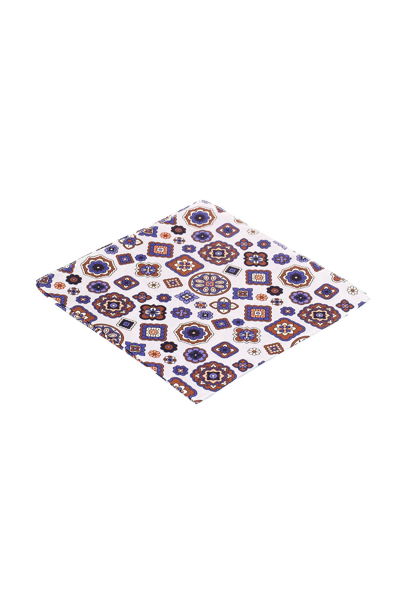 ΜΑΝΤΗΛΙ ΠΟΣΕΤ ΜΕΤΑΞΩΤΟ ΜΟLINELLI ΣΕ ΛΕΥΚΟ ΧΡΩΜΑ ΚΑΙ ΜΠΛΕ ΚΑΦΕ ΜΟΤΙΒΑ