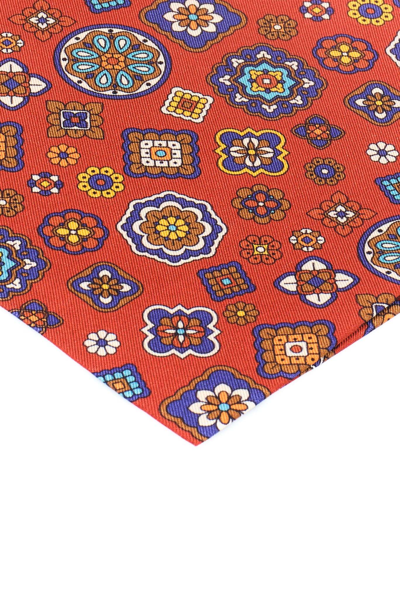 ΜΑΝΤΗΛΙ ΠΟΣΕΤ ΜΕΤΑΞΩΤΟ ΜΟLINELLI ΣΕ ΚΟΚΚΙΝΟ ΧΡΩΜΑ ΚΑΙ ΜΠΛΕ ΚΑΦΕ ΜΟΤΙΒΑ