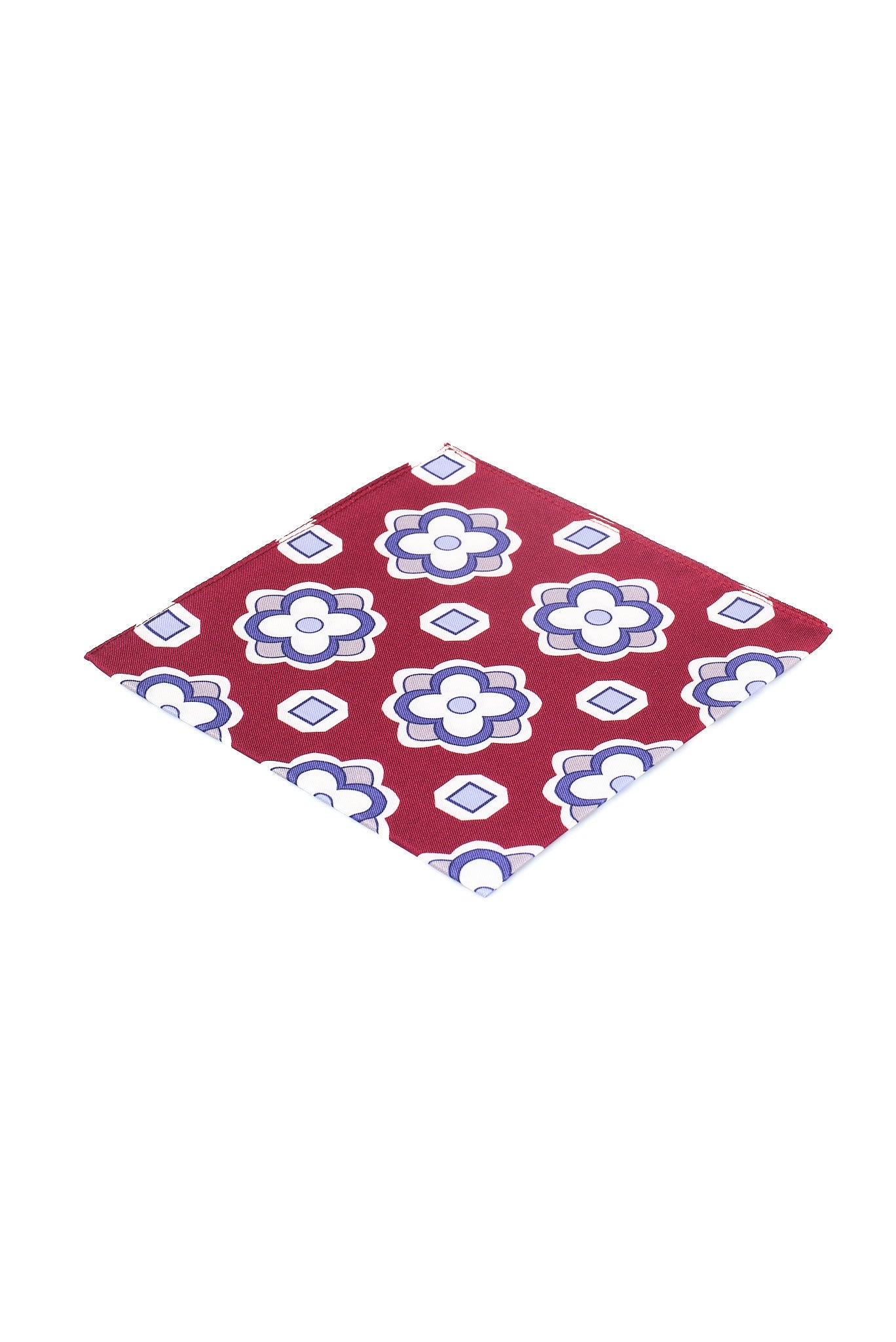 ΜΑΝΤΗΛΙ ΠΟΣΕΤ ΜΕΤΑΞΩΤΟ ΜΟLINELLI ΣΕ ΚΟΚΚΙΝΟ ΧΡΩΜΑ ΚΑΙ ΜΠΛΕ ΓΚΡΙ ΜΟΤΙΒΑ