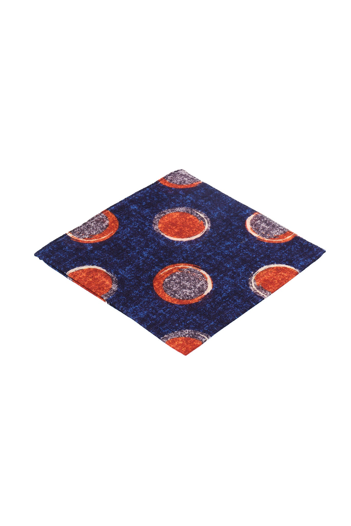 ΜΑΝΤΗΛΙ ΠΟΣΕΤ ΜΑΛΛΙΝΟ ΜΟLINELLI ΣΕ ΜΠΛΕ ΧΡΩΜΑ ΚΑΙ ΚΑΦΕ ΠΟΡΤΟΚΑΛΙ ΜΟΤΙΒΑ