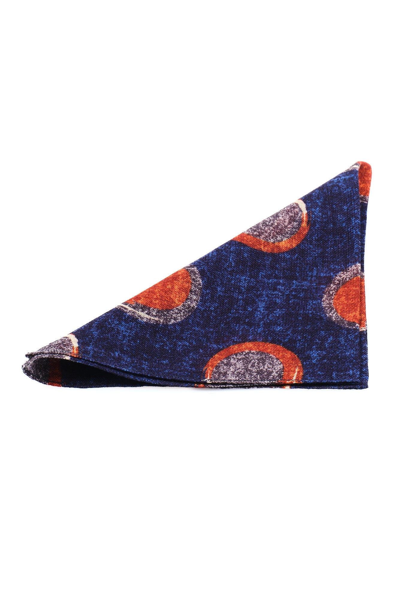 ΜΑΝΤΗΛΙ ΠΟΣΕΤ ΜΑΛΛΙΝΟ ΜΟLINELLI ΣΕ ΜΠΛΕ ΧΡΩΜΑ ΚΑΙ ΚΑΦΕ ΠΟΡΤΟΚΑΛΙ ΜΟΤΙΒΑ