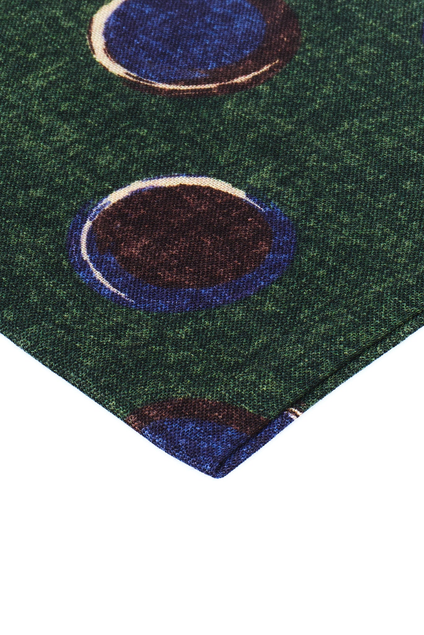 ΜΑΝΤΗΛΙ ΠΟΣΕΤ ΜΑΛΛΙΝΟ ΜΟLINELLI ΣΕ ΠΡΑΣΙΝΟ ΧΡΩΜΑ ΚΑΙ ΚΑΦΕ ΜΠΛΕ ΜΟΤΙΒΑ