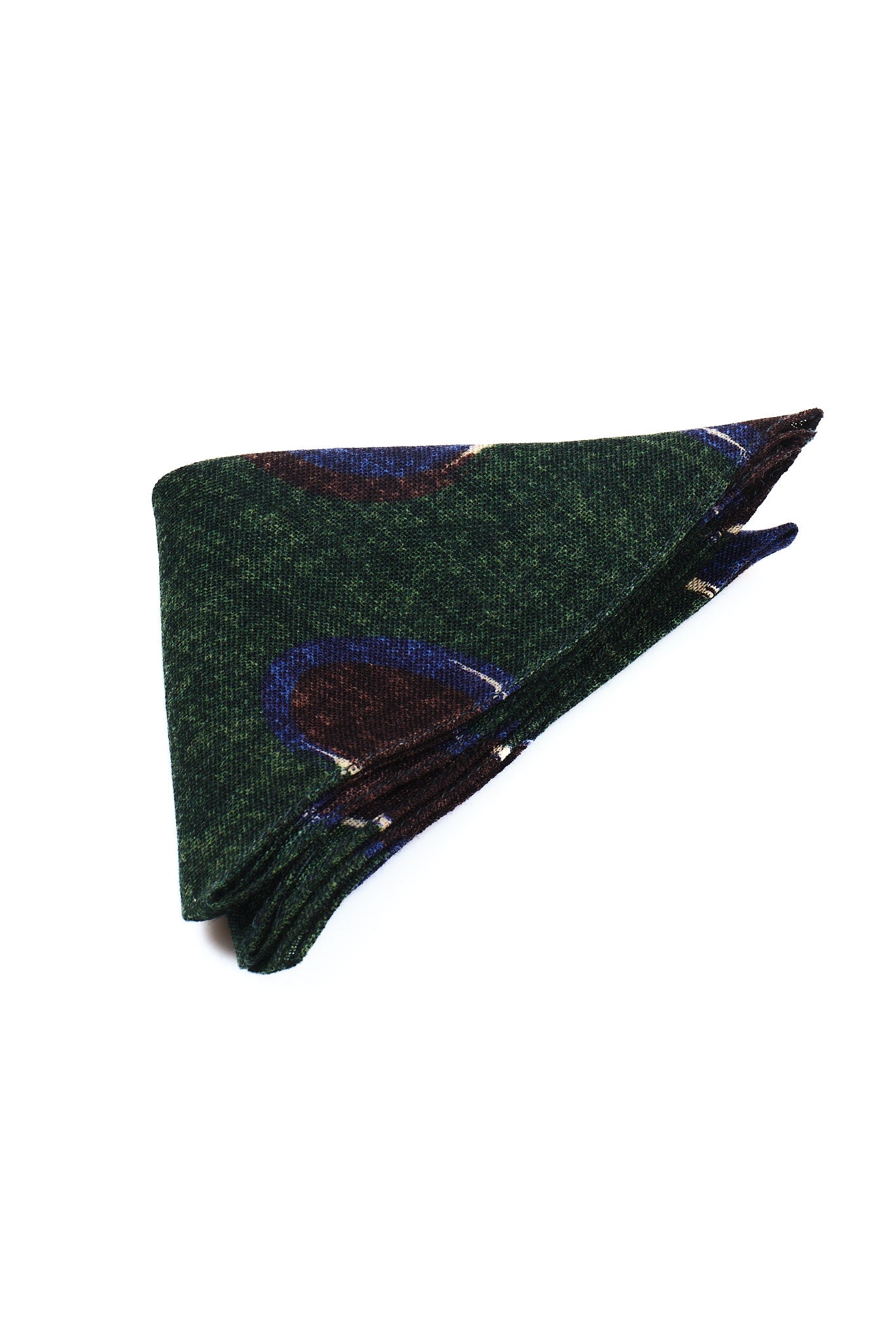 ΜΑΝΤΗΛΙ ΠΟΣΕΤ ΜΑΛΛΙΝΟ ΜΟLINELLI ΣΕ ΠΡΑΣΙΝΟ ΧΡΩΜΑ ΚΑΙ ΚΑΦΕ ΜΠΛΕ ΜΟΤΙΒΑ