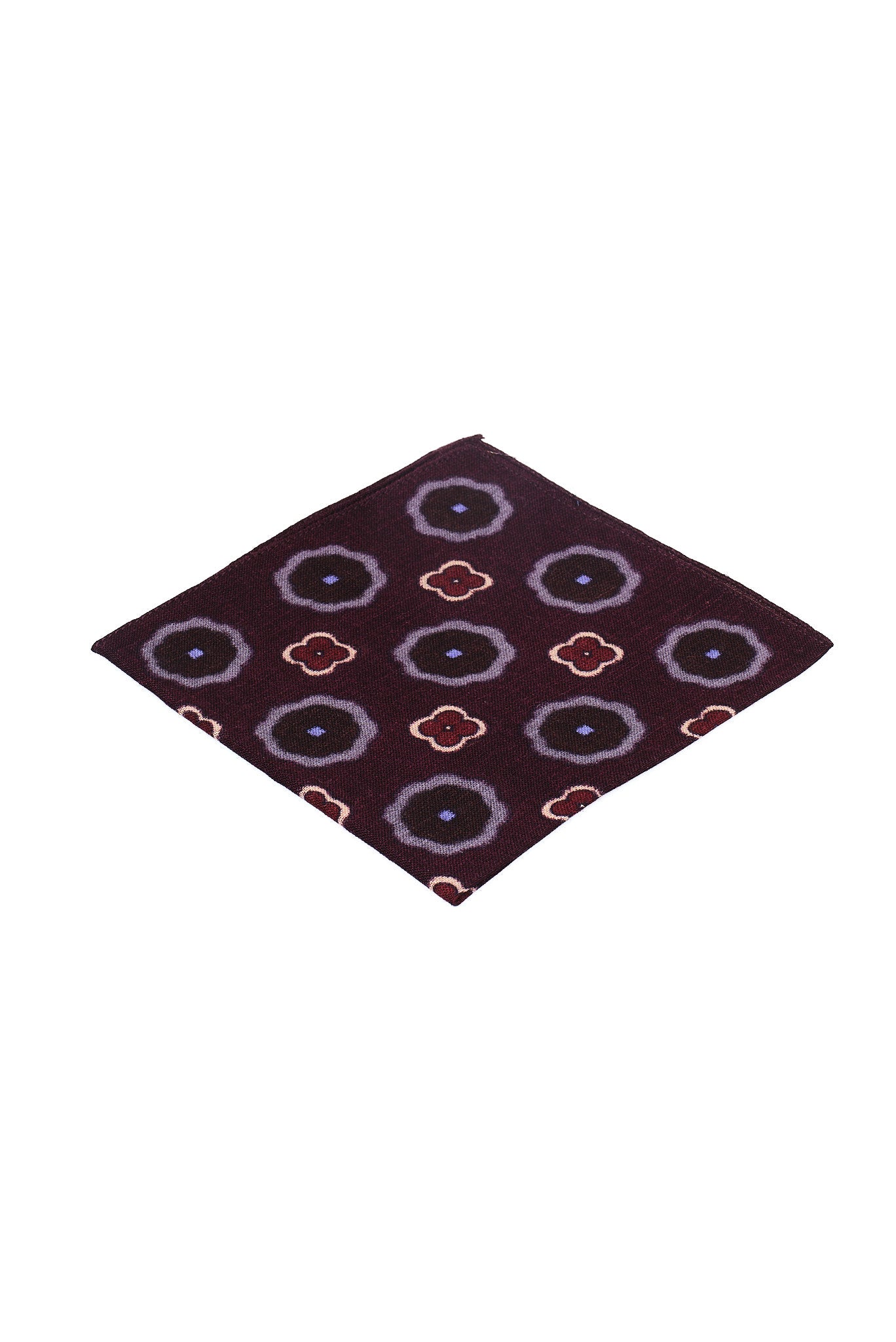 ΜΑΝΤΗΛΙ ΠΟΣΕΤ ΜΑΛΛΙΝΟ MOLINELLI ΣΕ ΜΠΟΡΝΤΟ ΣΚΟΥΡΟ ΧΡΩΜΑ ΚΑΙ ΜΟΤΙΒΑ