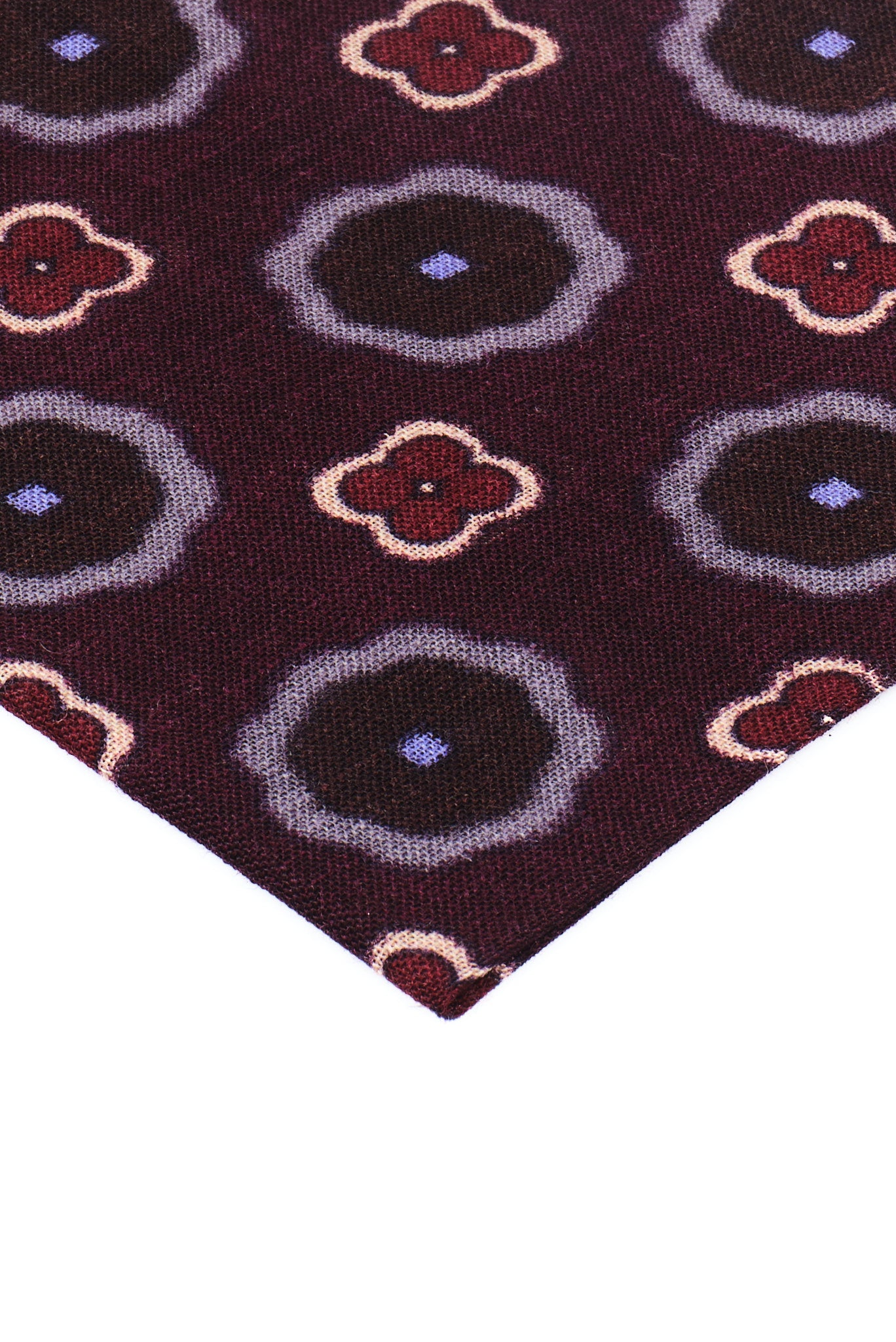 ΜΑΝΤΗΛΙ ΠΟΣΕΤ ΜΑΛΛΙΝΟ MOLINELLI ΣΕ ΜΠΟΡΝΤΟ ΣΚΟΥΡΟ ΧΡΩΜΑ ΚΑΙ ΜΟΤΙΒΑ