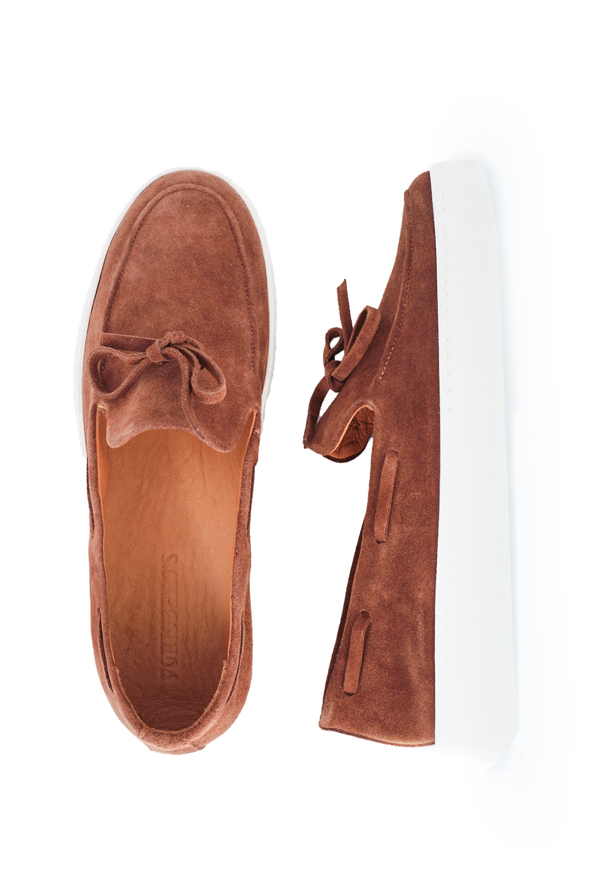 ΑΝΔΡΙΚΑ ΠΑΠΟΥΤΣΙΑ LOAFERS ΜΕ ΚΟΡΔΟΝΙ ΚΑΙ ΛΕΥΚΗ ΣΟΛΑ PORTOBELLO'S