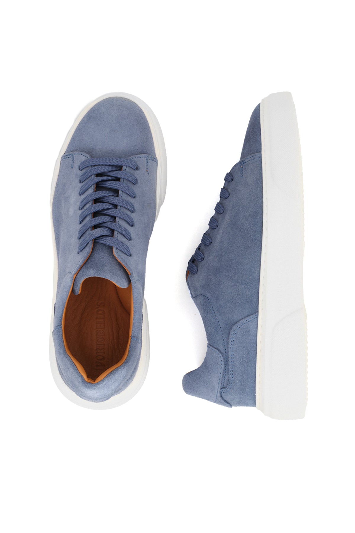 ΑΝΔΡΙΚΑ ΠΑΠΟΥΤΣΙΑ SUEDE SNEAKERS ΣΙΕΛ PORTOBELLO'S