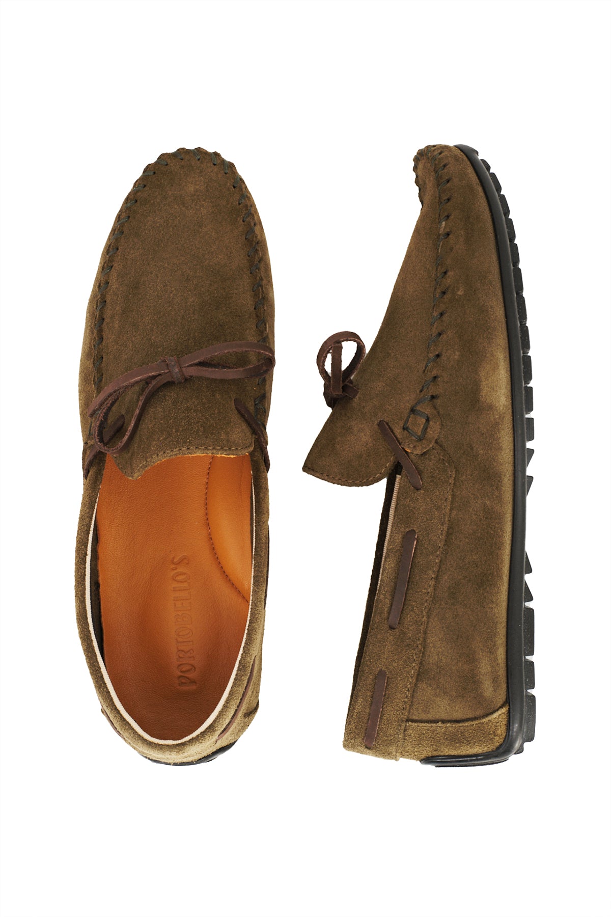 ΑΝΔΡΙΚΑ ΠΑΠΟΥΤΣΙΑ SUEDE CAR LOAFERS ΛΑΔΙ PORTOBELLO'S