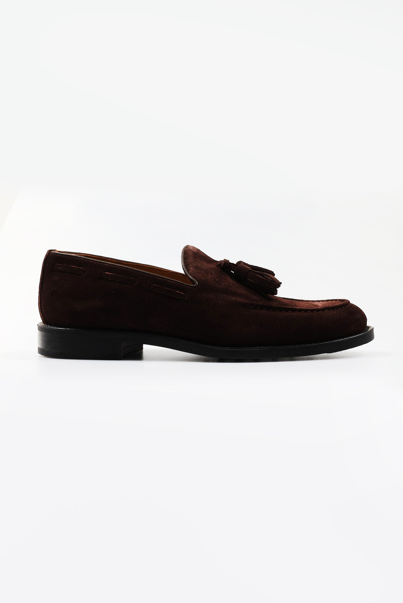 ΑΝΔΡΙΚΑ ΔΕΡΜΑΤΙΝΑ SUEDE ΥΠΟΔΗΜΑΤΑ LOAFERS TASSEL PORTOBELLO'S ΣΕ ΚΑΦΕ ΧΡΩΜΑ