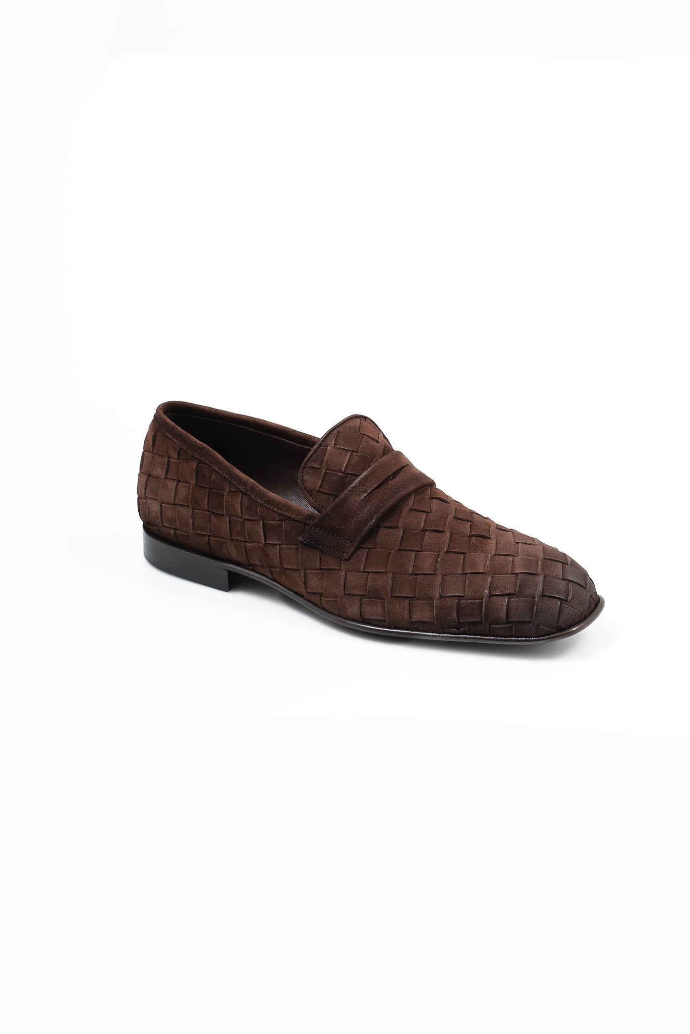 ΑΝΔΡΙΚΑ ΠΛΕΚΤΑ ΔΕΡΜΑΤΙΝΑ ΥΠΟΔΗΜΑΤΑ LOAFERS ALEXANDER HOTTO ΣΕ ΚΑΦΕ ΧΡΩΜΑ
