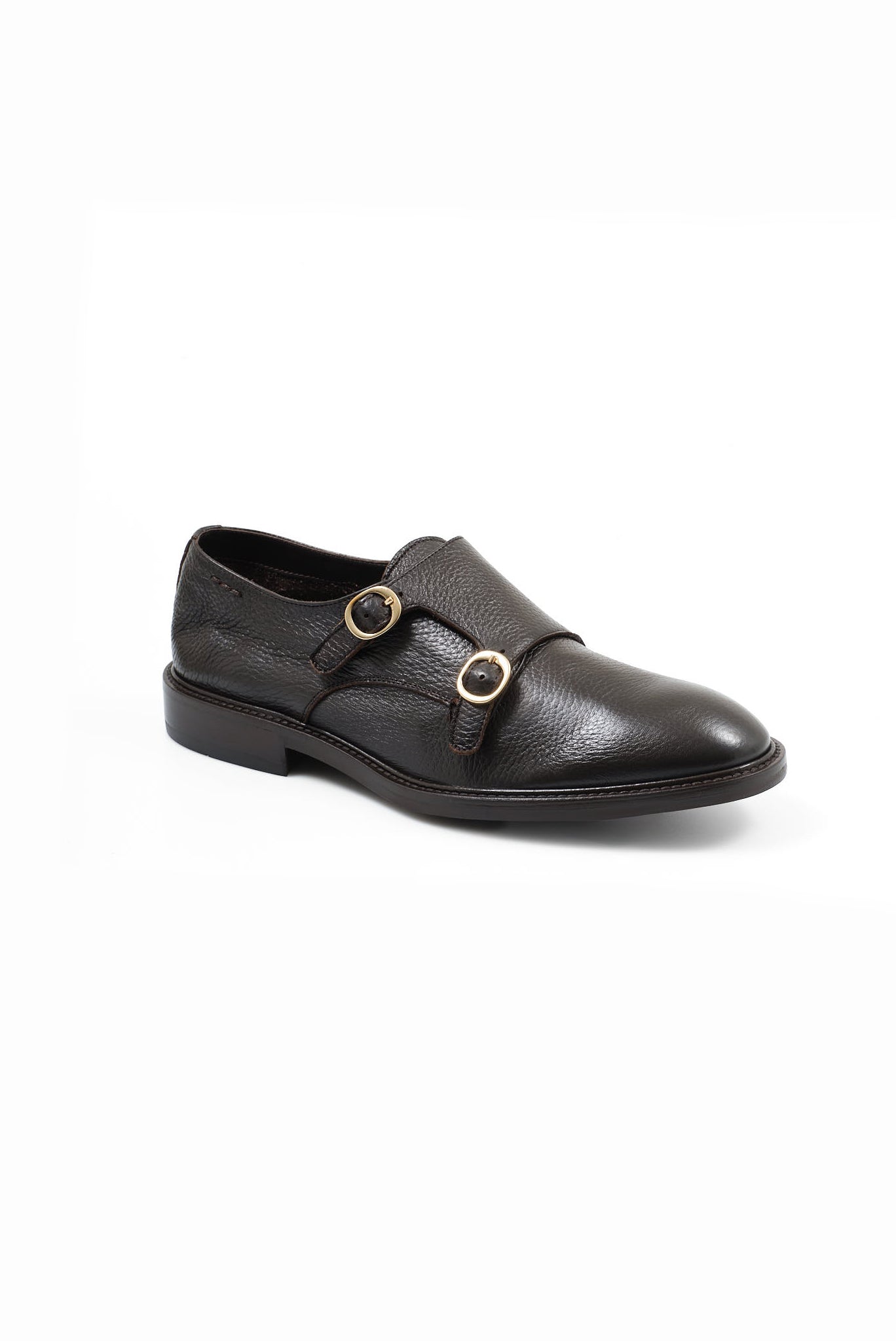 ΑΝΔΡΙΚΑ ΔΕΡΜΑΤΙΝΑ ΥΠΟΔΗΜΑΤΑ ΑLEXANDER HOTTO MONK STRAPS ΣΕ ΚΑΦΕ ΧΡΩΜΑ
