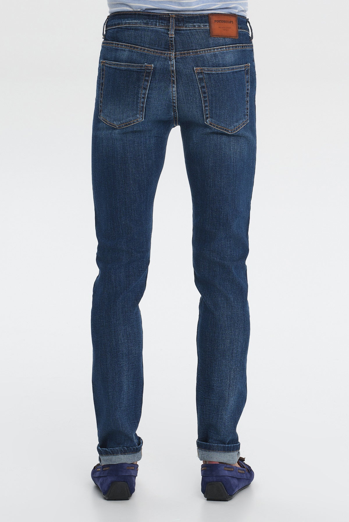 ΑΝΔΡΙΚΟ JEAN SLIM FIT PORTOBELLO'S ΜΕ ΤΕΧΝΗΤΗ ΦΘΟΡΑ