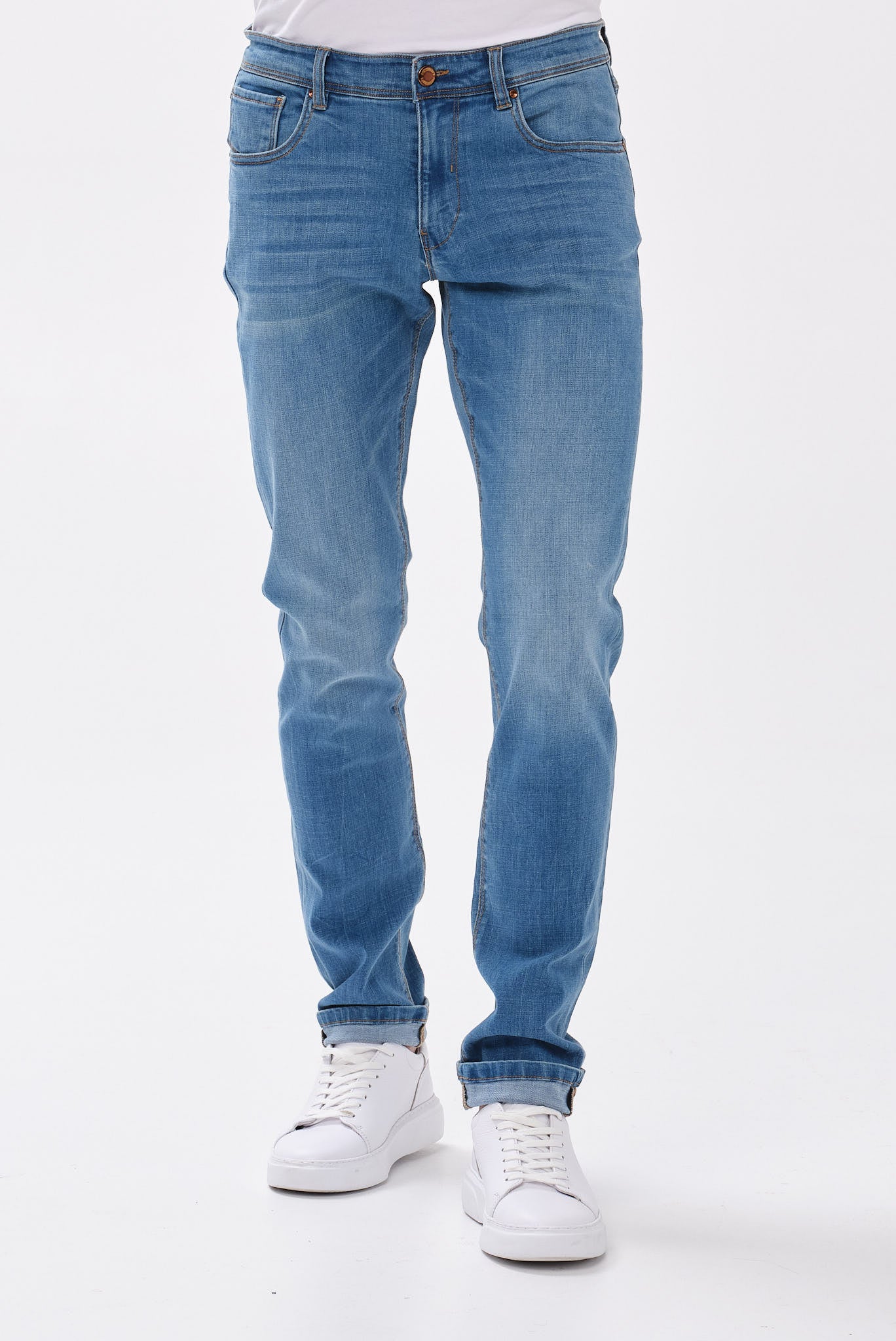 ΑΝΔΡΙΚΟ JEAN PORTOBELLO'S ΣΕ ΜΠΛΕ ΧΡΩΜΑ REGULAR FIT