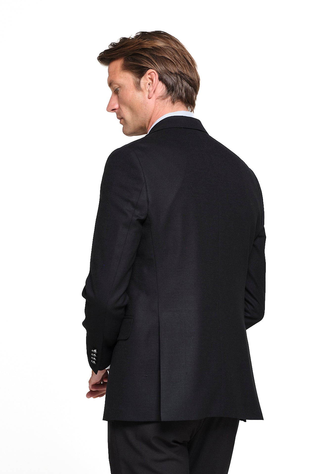 ΑΝΔΡΙΚΟ ΜΑΥΡΟ ΜΑΛΛΙΝΟ ΣΑΚΑΚΙ BLAZER REGULAR FIT PORTOBELLO'S