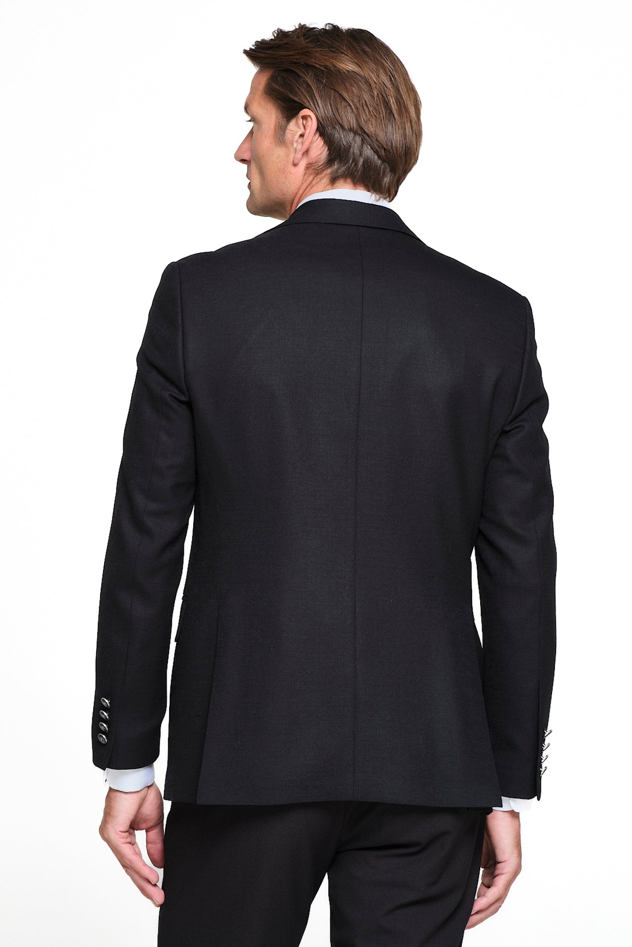 ΑΝΔΡΙΚΟ ΜΑΥΡΟ ΜΑΛΛΙΝΟ ΣΑΚΑΚΙ BLAZER REGULAR FIT PORTOBELLO'S