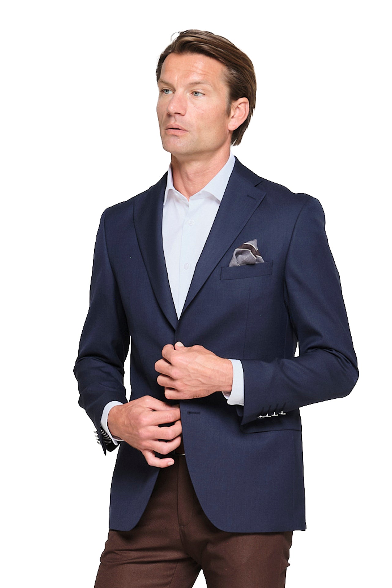 ΑΝΔΡΙΚΟ ΜΠΛΕ ΣΑΚΑΚΙ BLAZER REGULAR FIT PORTOBELLO'S