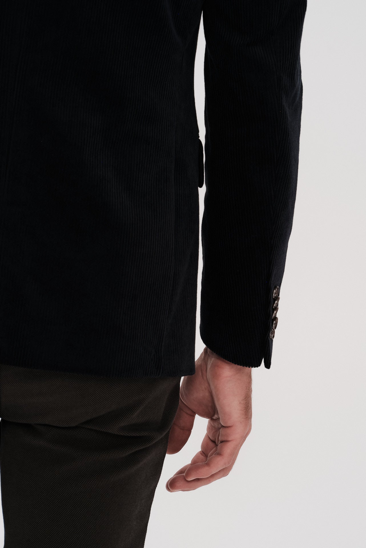 ΑΝΔΡΙΚΟ ΜΠΛΕ ΚΟΤΛΕ ΣΑΚΑΚΙ PORTOBELLO'S ΜΕ ΑΠΟΣΠΩΜΕΝΗ ΜΟΣΤΡΑ SLIM FIT