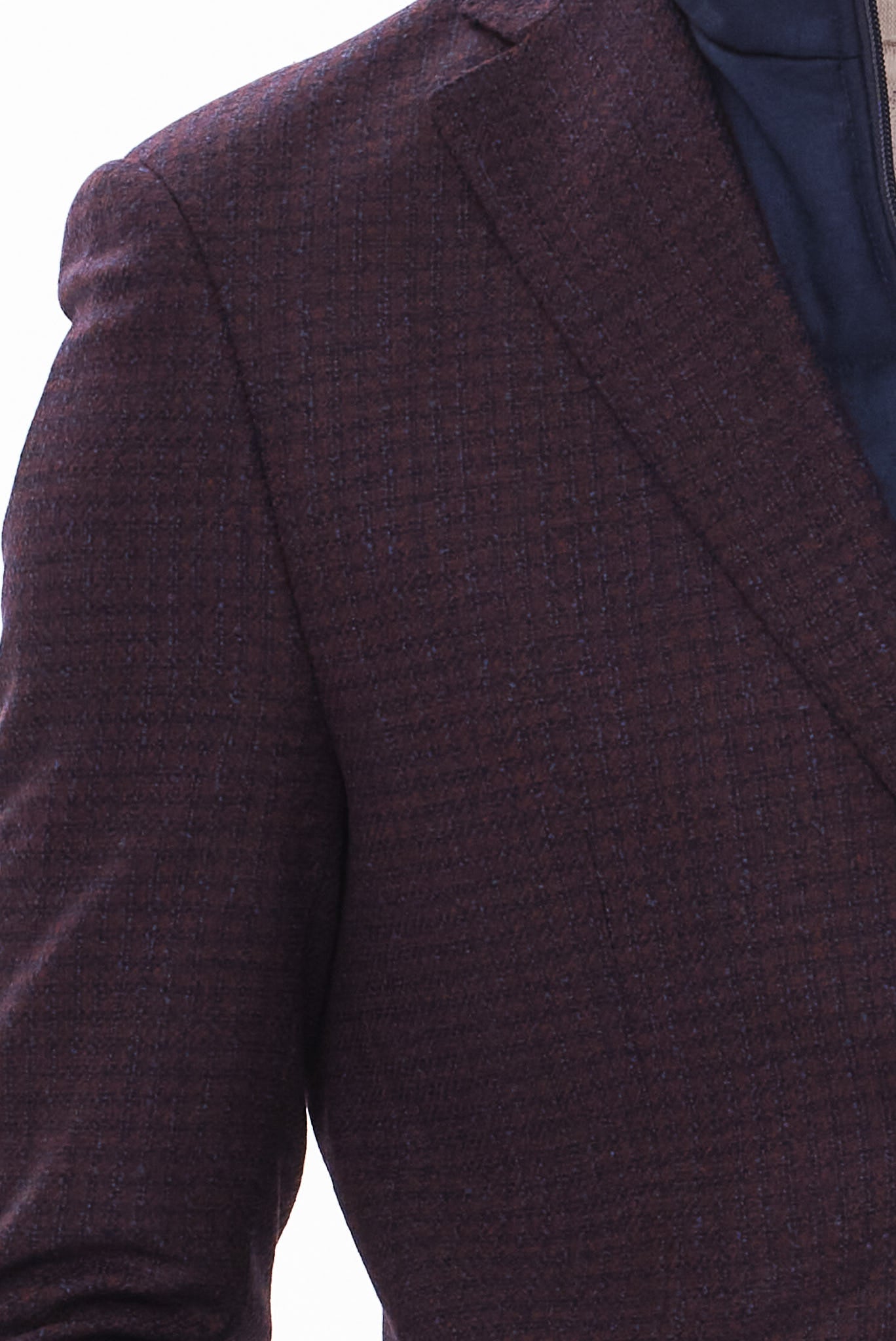 ΑΝΔΡΙΚΟ ΜΠΟΡΝΤΟ-ΜΠΛΕ ΣΑΚΑΚΙ PORTOBELLO'S ΜΕ ΑΠΟΣΠΩΜΕΝΗ ΜΟΣΤΡΑ SLIM FIT