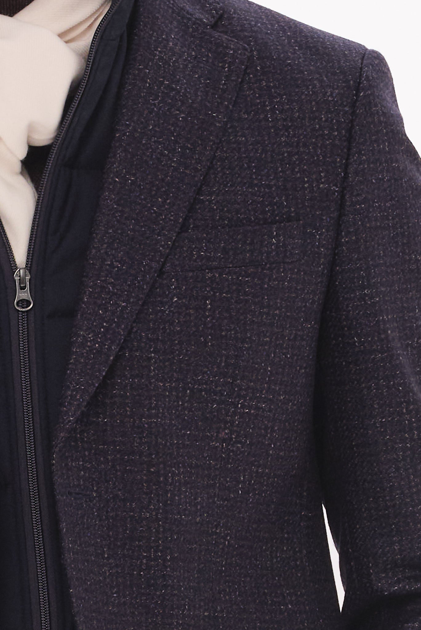 ΑΝΔΡΙΚΟ ΚΑΦΕ-ΜΠΛΕ ΣΑΚΑΚΙ PORTOBELLO'S ΜΕ ΑΠΟΣΠΩΜΕΝΗ ΜΟΣΤΡΑ REGULAR FIT