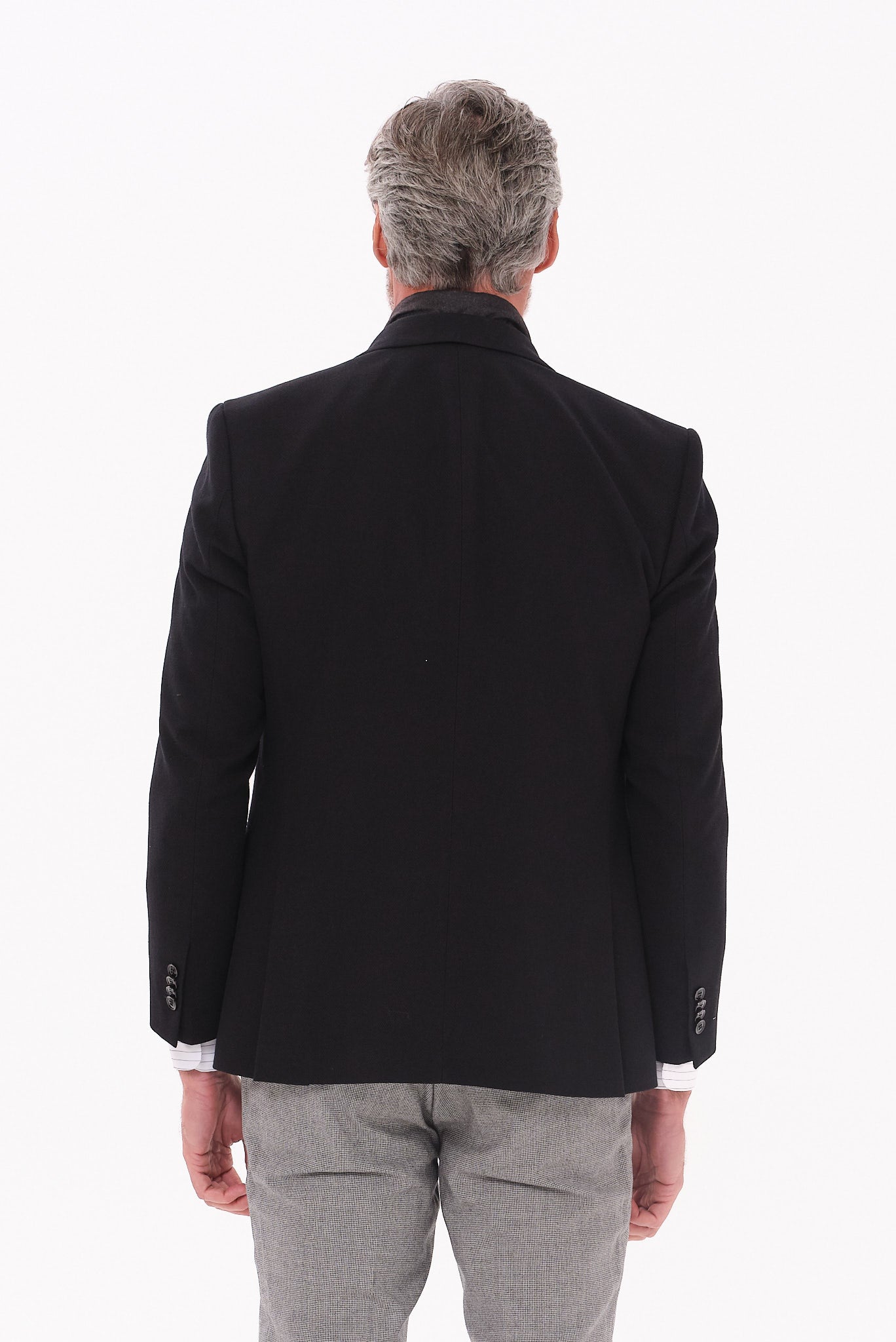 ΑΝΔΡΙΚΟ ΜΑΥΡΟ ΣΑΚΑΚΙ PORTOBELLO'S ΜΕ ΑΠΟΣΠΩΜΕΝΗ ΜΟΣΤΡΑ REGULAR FIT