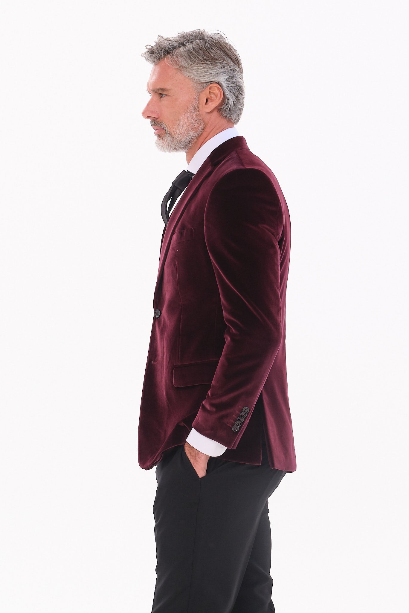 ΑΝΔΡΙΚΟ ΜΠΟΡΝΤΟ ΒΕΛΟΥΔΙΝΟ ΣΑΚΑΚΙ SLIM FIT