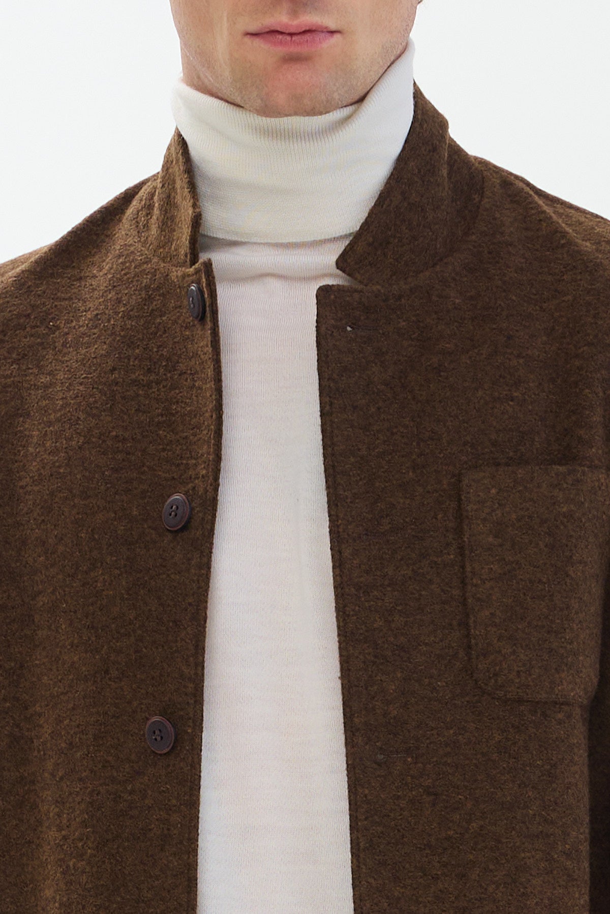 ΑΝΔΡΙΚΟ ΚΑΦΕ ΣΑΚΑΚΙ ΜΑΛΛΙΝΟ ΜΕ ΟΡΘΙΟ ΓΙΑΚΑ PORTOBELLO'S REGULAR FIT