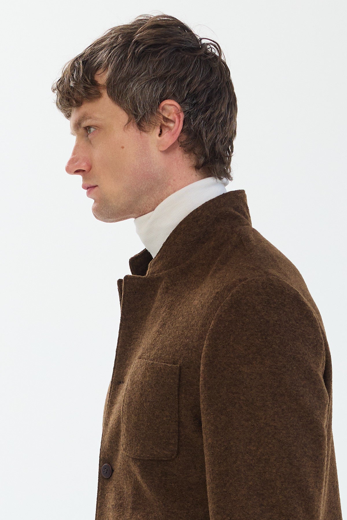 ΑΝΔΡΙΚΟ ΚΑΦΕ ΣΑΚΑΚΙ ΜΑΛΛΙΝΟ ΜΕ ΟΡΘΙΟ ΓΙΑΚΑ PORTOBELLO'S REGULAR FIT