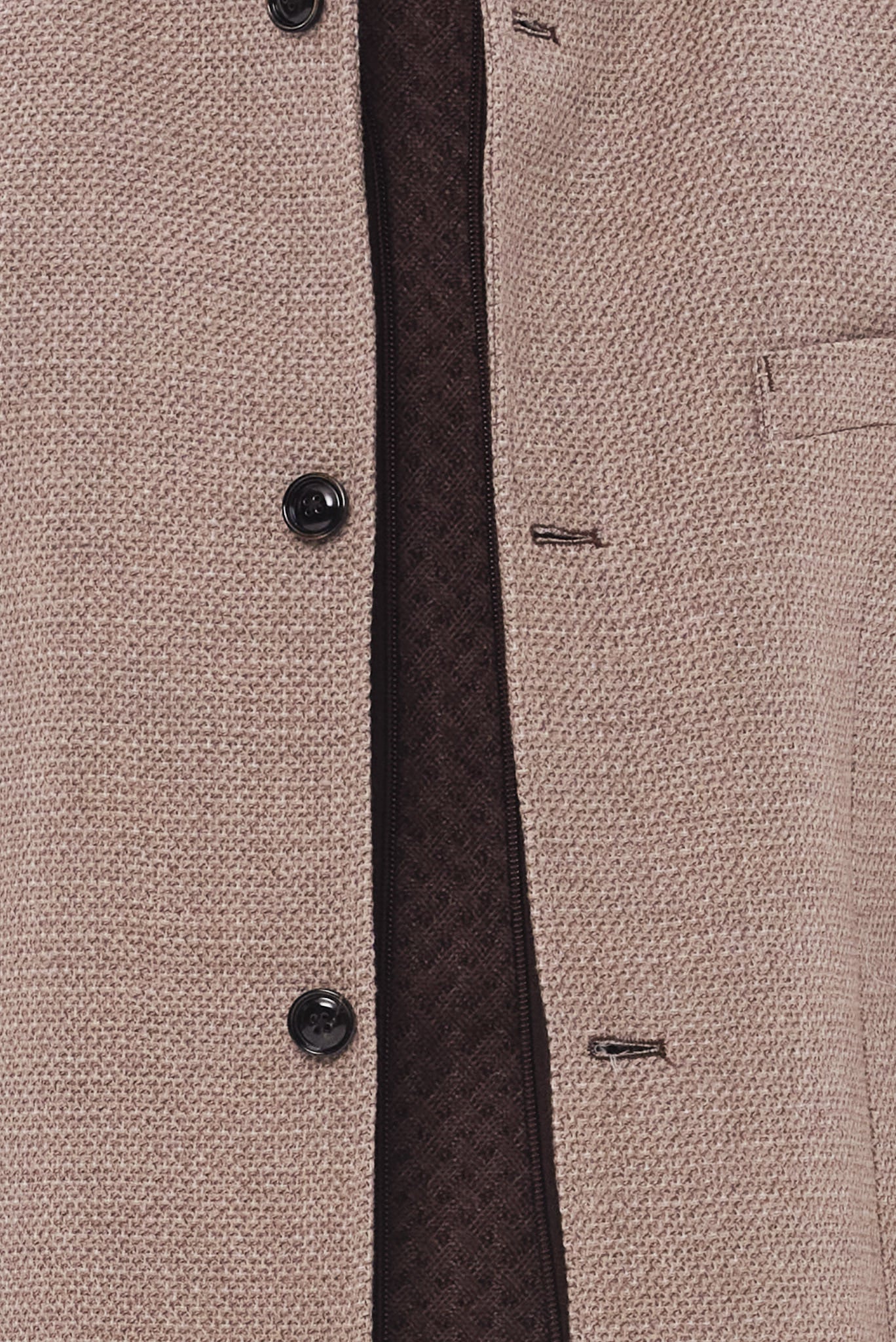 ΑΝΔΡΙΚΟ ΜΠΕΖ ΣΚΟΥΡΟ ΣΑΚΑΚΙ PORTOBELLO'S ΜΕ ΟΡΘΙΟ ΓΙΑΚΑ ΑΠΟΣΠΩΜΕΝΗ ΜΟΣΤΡΑ ΚΑΙ ΜΙΚΡΟΣΧΕΔΙΟ SLIM FIT