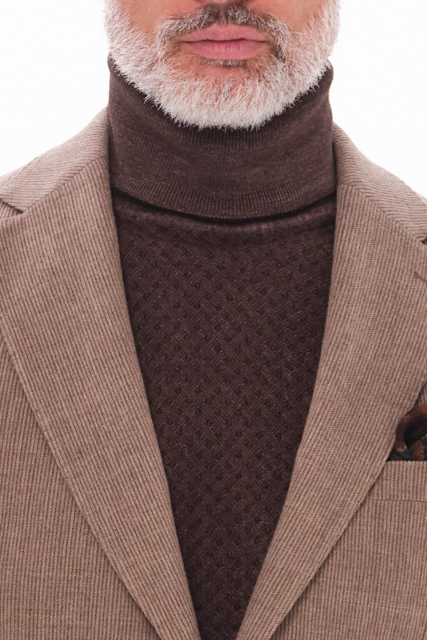 ΑΝΔΡΙΚΟ ΜΠΕΖ ΣΚΟΥΡΟ ΣΑΚΑΚΙ PORTOBELLO'S ΜΕ ΜΙΚΡΟΣΧΕΔΙΟ SLIM FIT