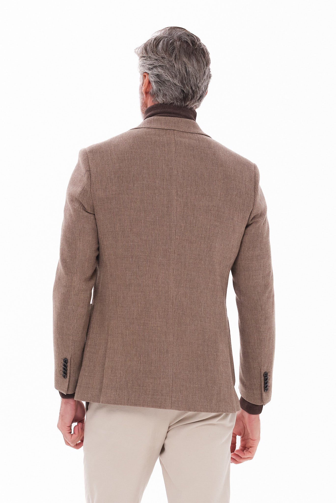 ΑΝΔΡΙΚΟ ΜΠΕΖ ΣΚΟΥΡΟ ΣΑΚΑΚΙ PORTOBELLO'S ΜΕ ΜΙΚΡΟΣΧΕΔΙΟ SLIM FIT