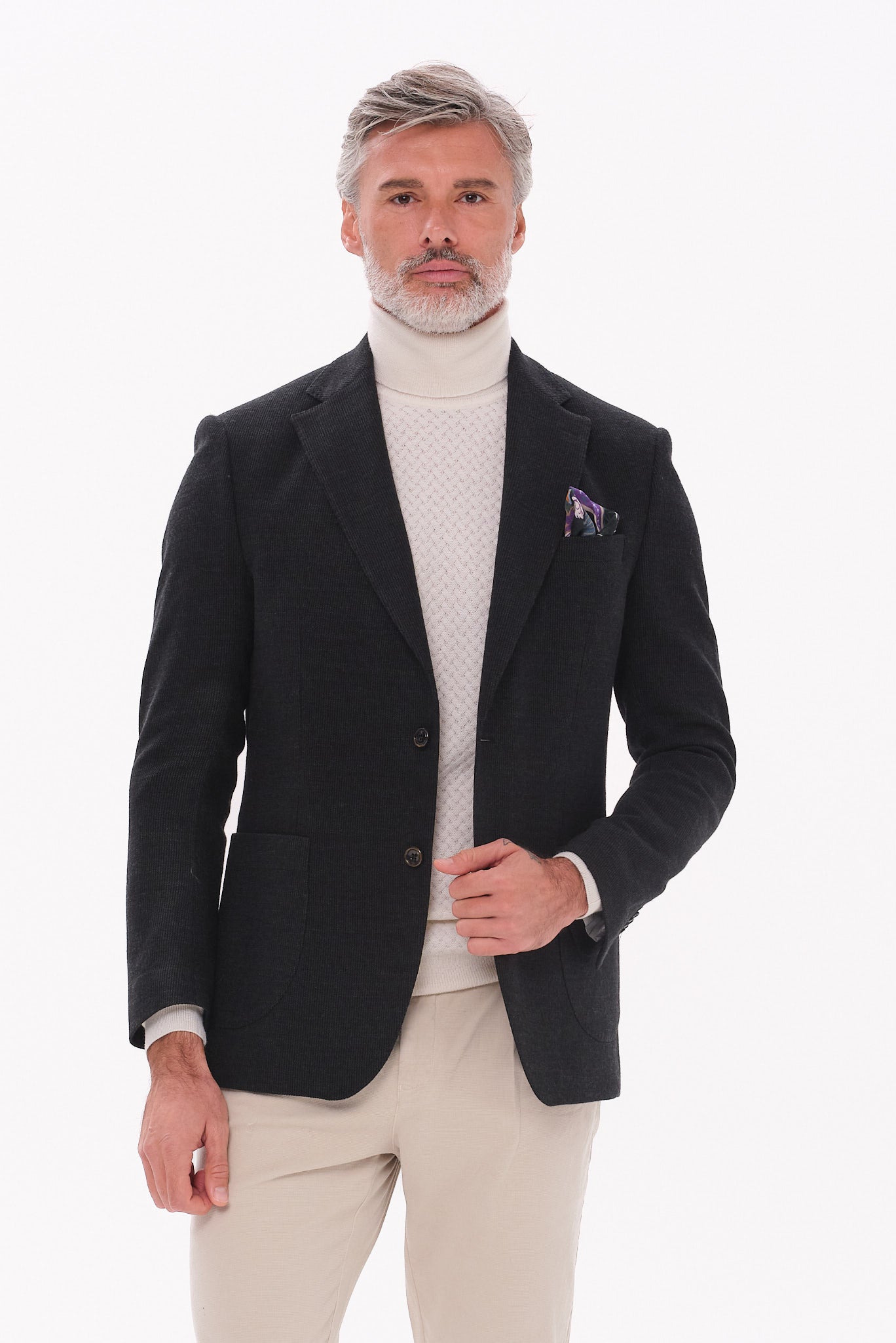 ΑΝΔΡΙΚΟ ΛΑΔΙ ΣΑΚΑΚΙ PORTOBELLO'S ΜΕ ΜΙΚΡΟΣΧΕΔΙΟ SLIM FIT