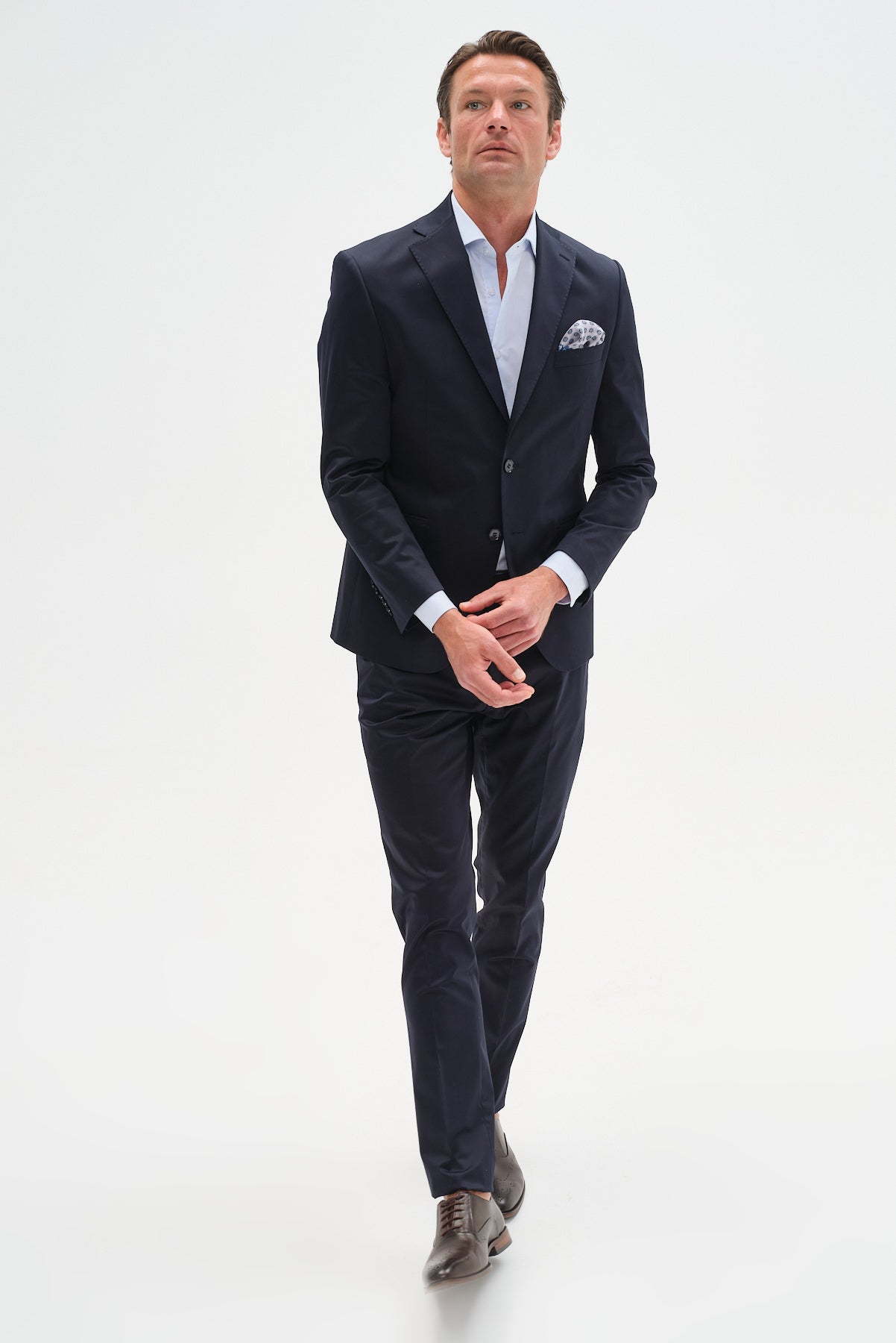 ΑΝΔΡΙΚΟ ΜΠΛΕ ΚΟΣΤΟΥΜΙ PORTOBELLO'S SLIM FIT SONDRIO