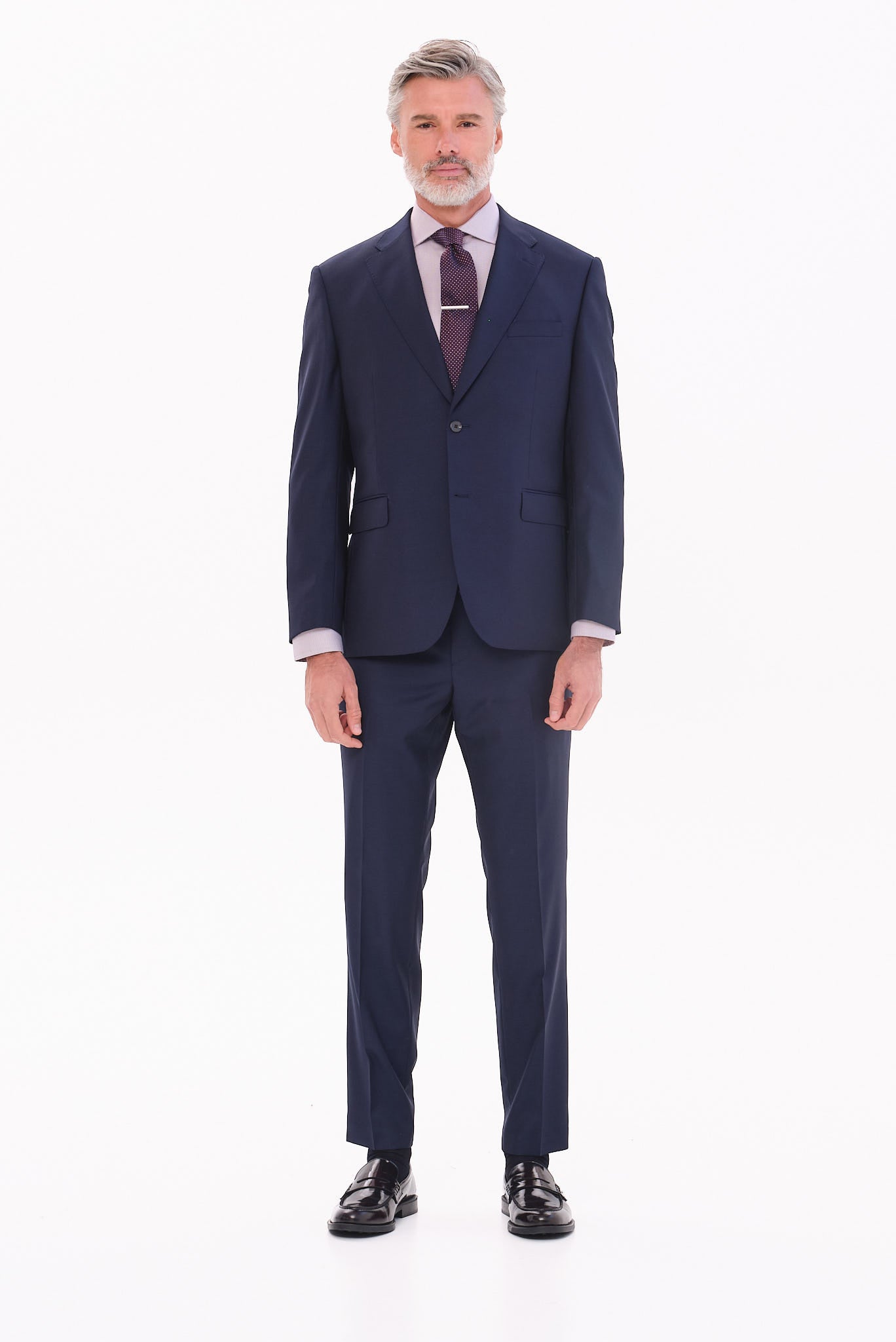 ΑΝΔΡΙΚΟ ΜΑΛΛΙΝΟ ΚΟΣΤΟΥΜΙ PORTOBELLO'S ΣΕ ΜΠΛΕ ΧΡΩΜΑ REGULAR FIT