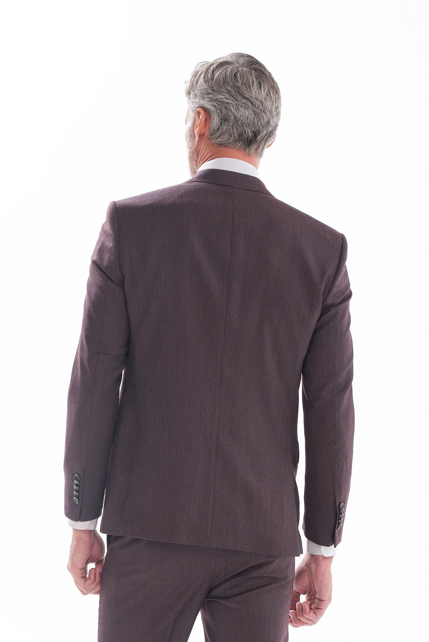 ΑΝΔΡΙΚΟ ΜΑΛΛΙΝΟ MARLANE ΚΟΣΤΟΥΜΙ PORTOBELLO'S SLIM FIT ΣΕ ΜΠΟΡΝΤΟ ΧΡΩΜΑ