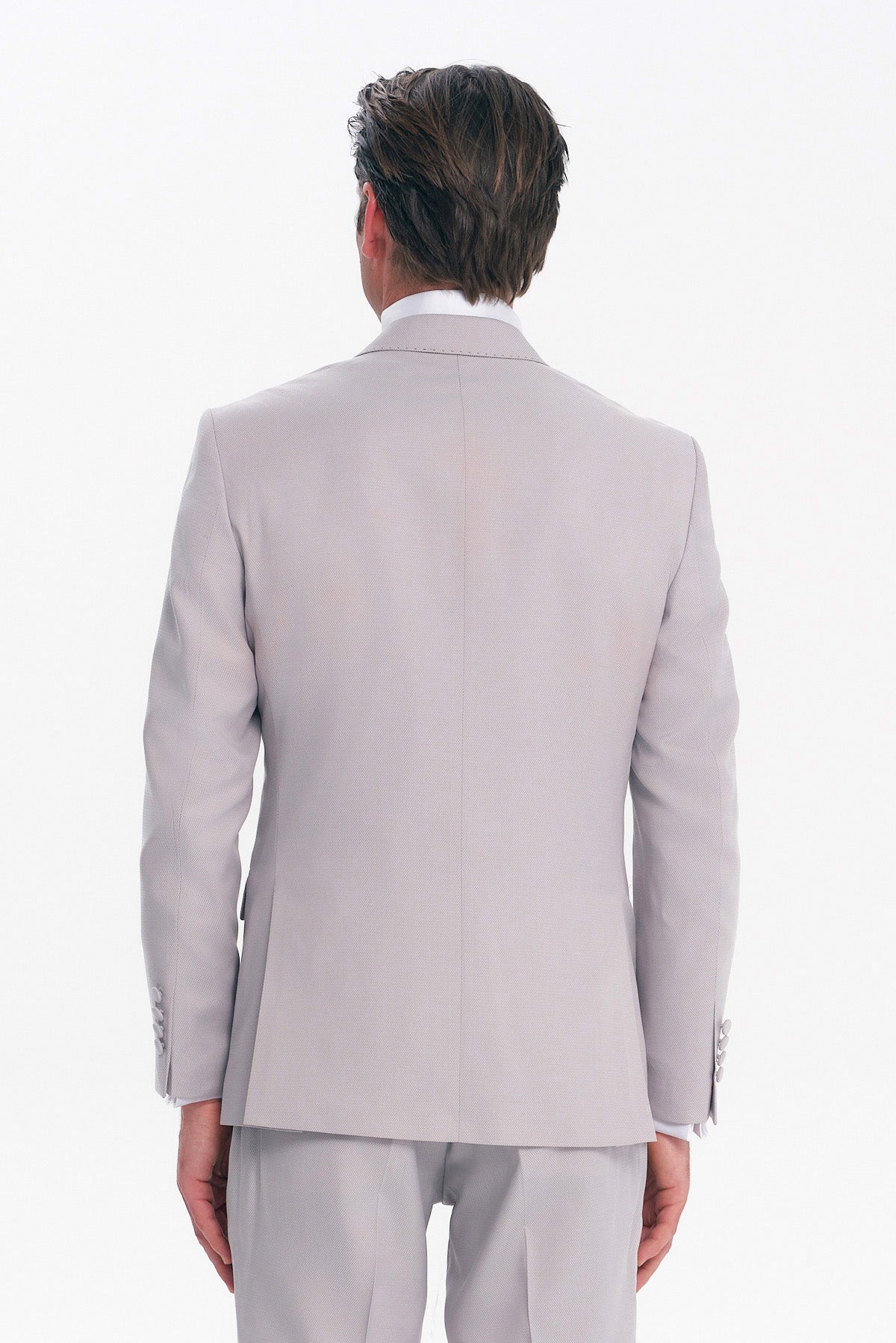 ΑΝΔΡΙΚΟ ΓΚΡΙ ΑΝΟΙΚΤΟ ΚΟΣΤΟΥΜΙ ΓΑΜΠΡΙΑΤΙΚΟ ΣΕΤ SLIM FIT PORTOBELLO'S