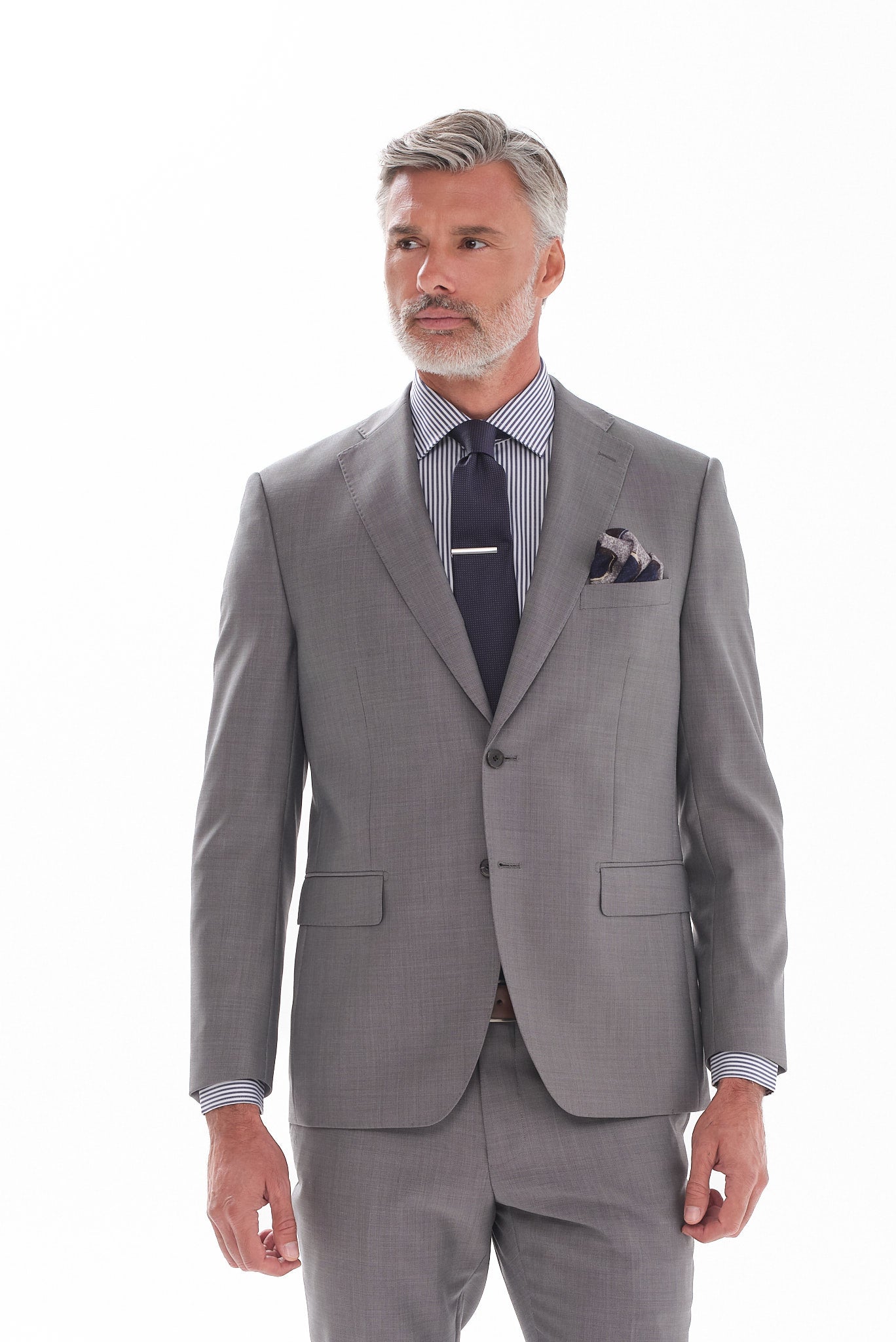 ΑΝΔΡΙΚΟ ΚΟΣΤΟΥΜΙ PORTOBELLO'S REGULAR FIT ΣΕ ΓΚΡΙ ΑΝΟΙΧΤΟ ΧΡΩΜΑ