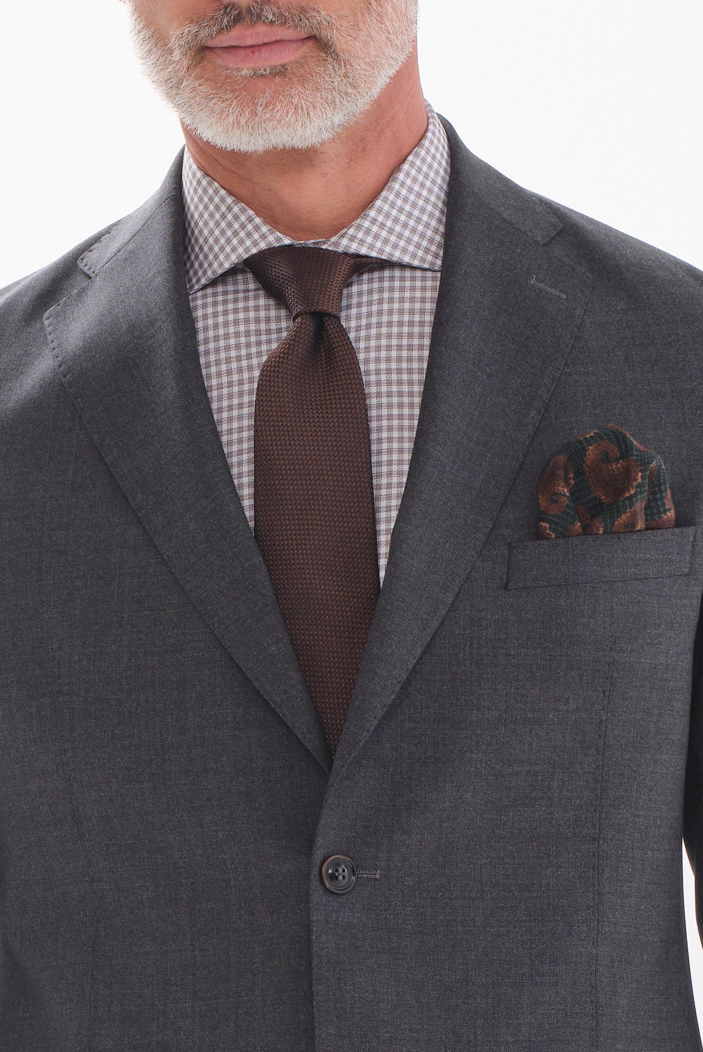 ΑΝΔΡΙΚΟ ΓΚΡΙ ΣΚΟΥΡΟ ΚΟΣΤΟΥΜΙ VITALE BARBERIS CANONICO SLIM FIT PORTOBELLO'S