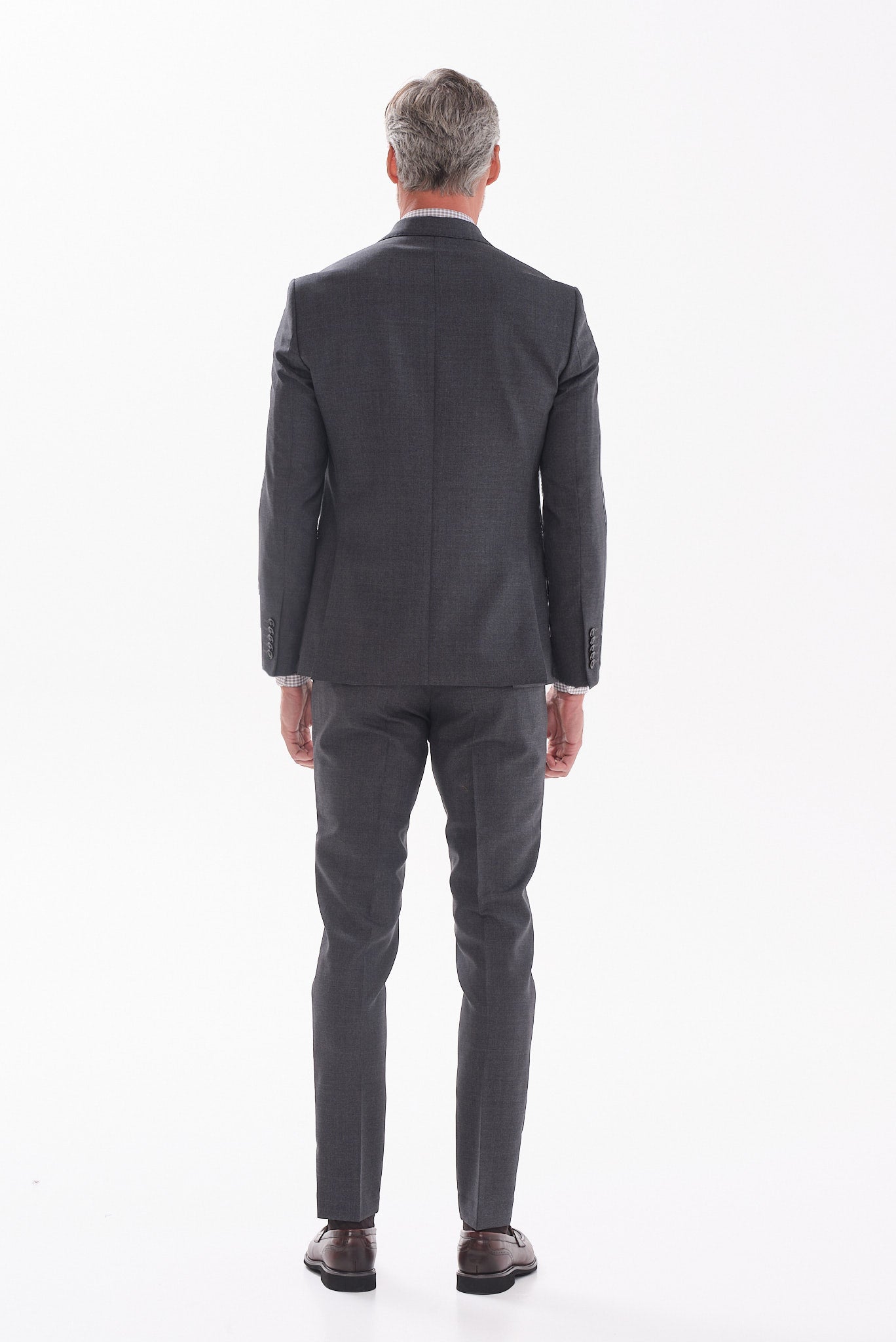 ΑΝΔΡΙΚΟ ΓΚΡΙ ΣΚΟΥΡΟ ΚΟΣΤΟΥΜΙ VITALE BARBERIS CANONICO SLIM FIT PORTOBELLO'S