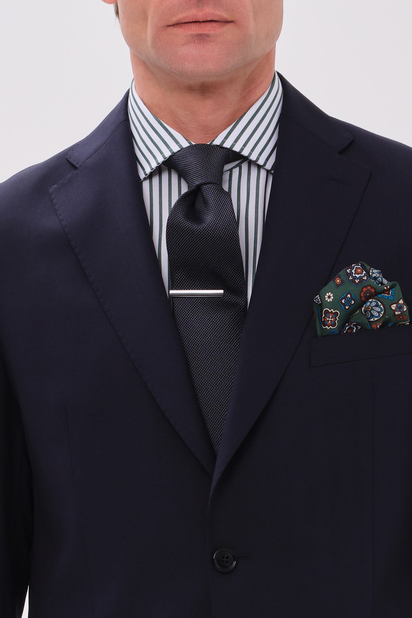 ΑΝΔΡΙΚΟ ΜΠΛΕ ΜΑΛΛΙΝΟ ΚΟΣΤΟΥΜΙ PORTOBELLO'S REGULAR FIT ΣΕ ΥΦΑΣΜΑ VITALE BARBERIS CANONICO