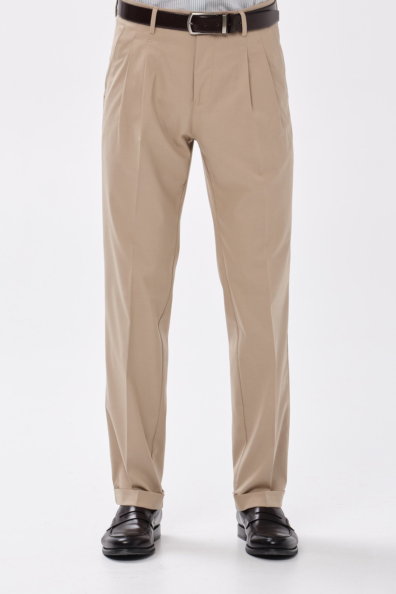 ΑΝΔΡΙΚΟ ΜΠΕΖ ΣΚΟΥΡΟ CHINOS ΠΑΝΤΕΛΟΝΙ PORTOBELLO'S MODERN FIT ΜΕ ΔΙΠΛΗ ΠΙΕΤΑ