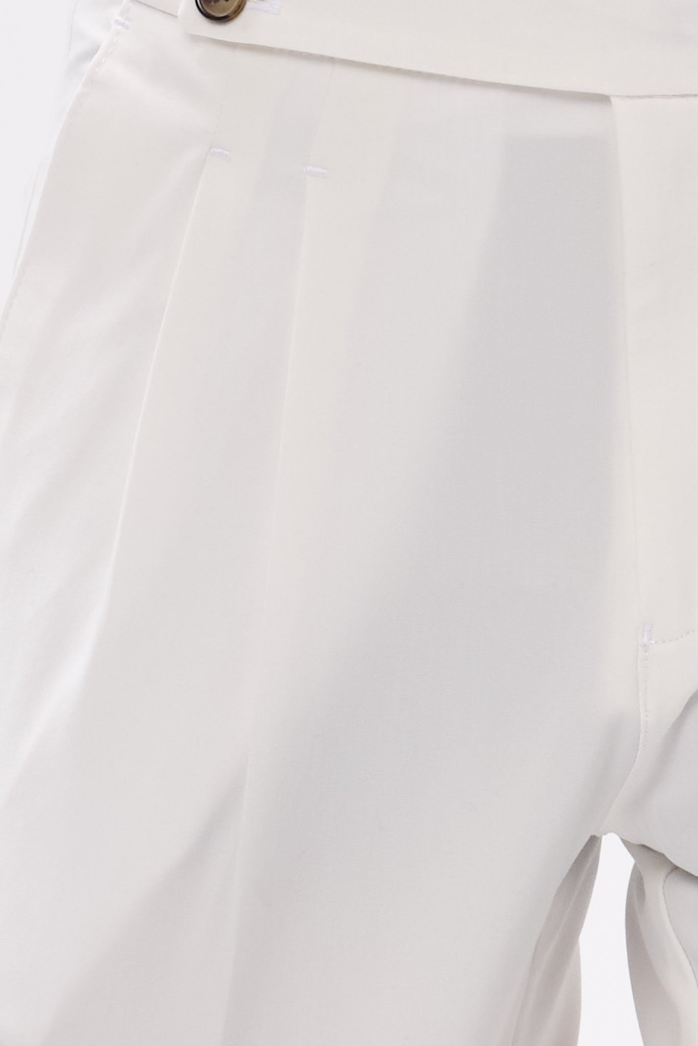ΑΝΔΡΙΚΟ ΛΕΥΚΟ CHINOS ΠΑΝΤΕΛΟΝΙ PORTOBELLO'S MODERN FIT ΜΕ ΔΙΠΛΗ ΠΙΕΤΑ