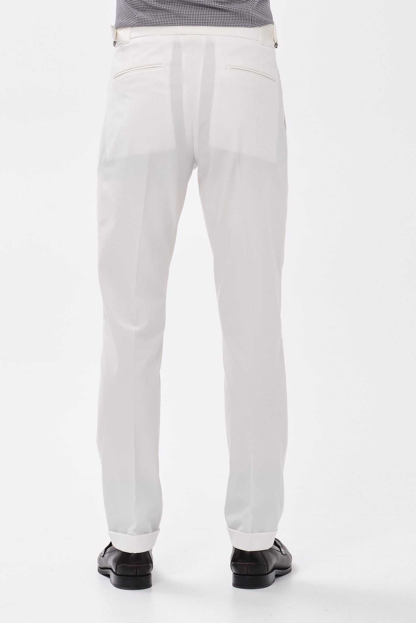 ΑΝΔΡΙΚΟ ΛΕΥΚΟ CHINOS ΠΑΝΤΕΛΟΝΙ PORTOBELLO'S MODERN FIT ΜΕ ΔΙΠΛΗ ΠΙΕΤΑ