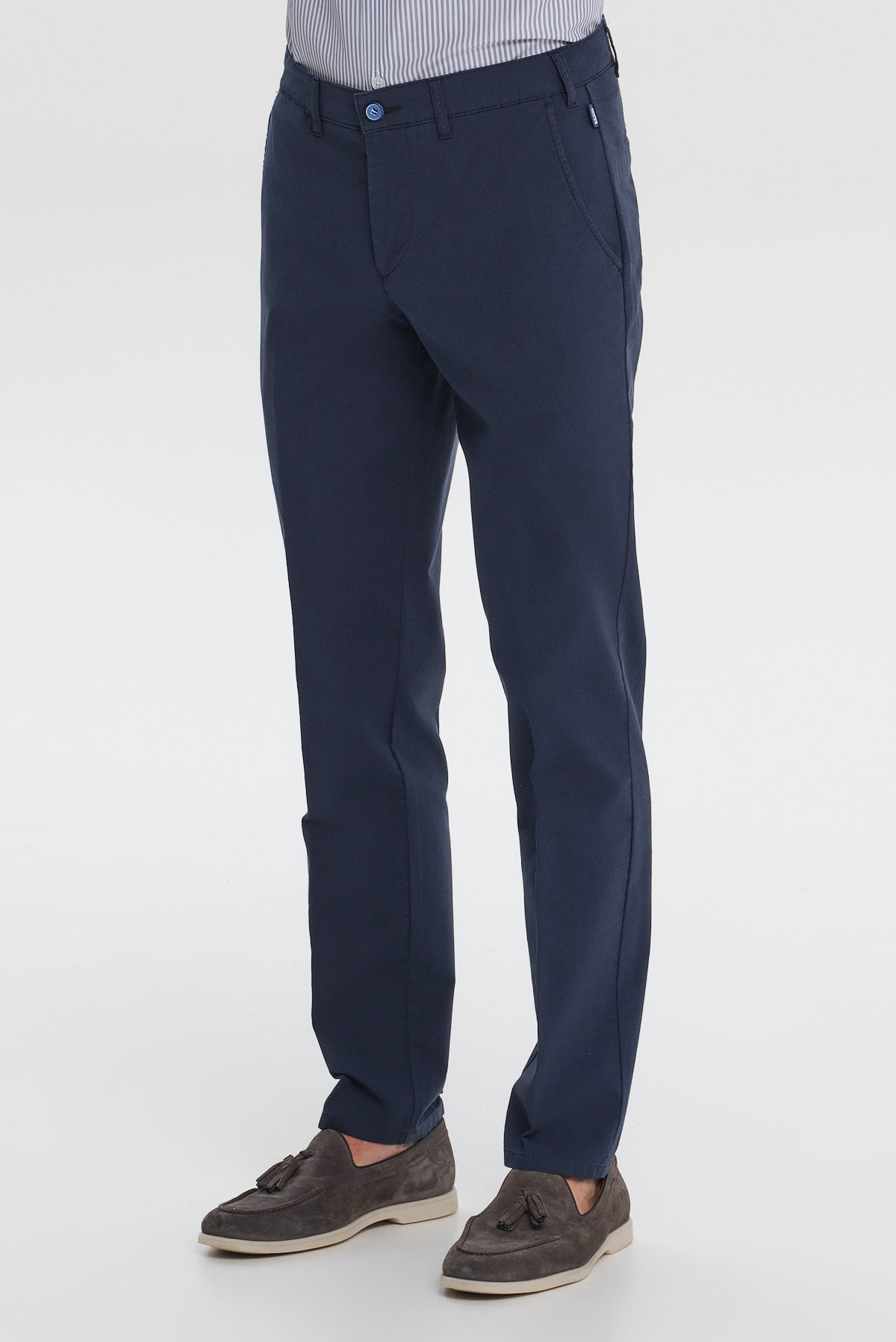 ΑΝΔΡΙΚΟ ΜΠΛΕ ΣΚΟΥΡΟ ΠΑΝΤΕΛΟΝΙ CHINOS BRUHL REGULAR FIT